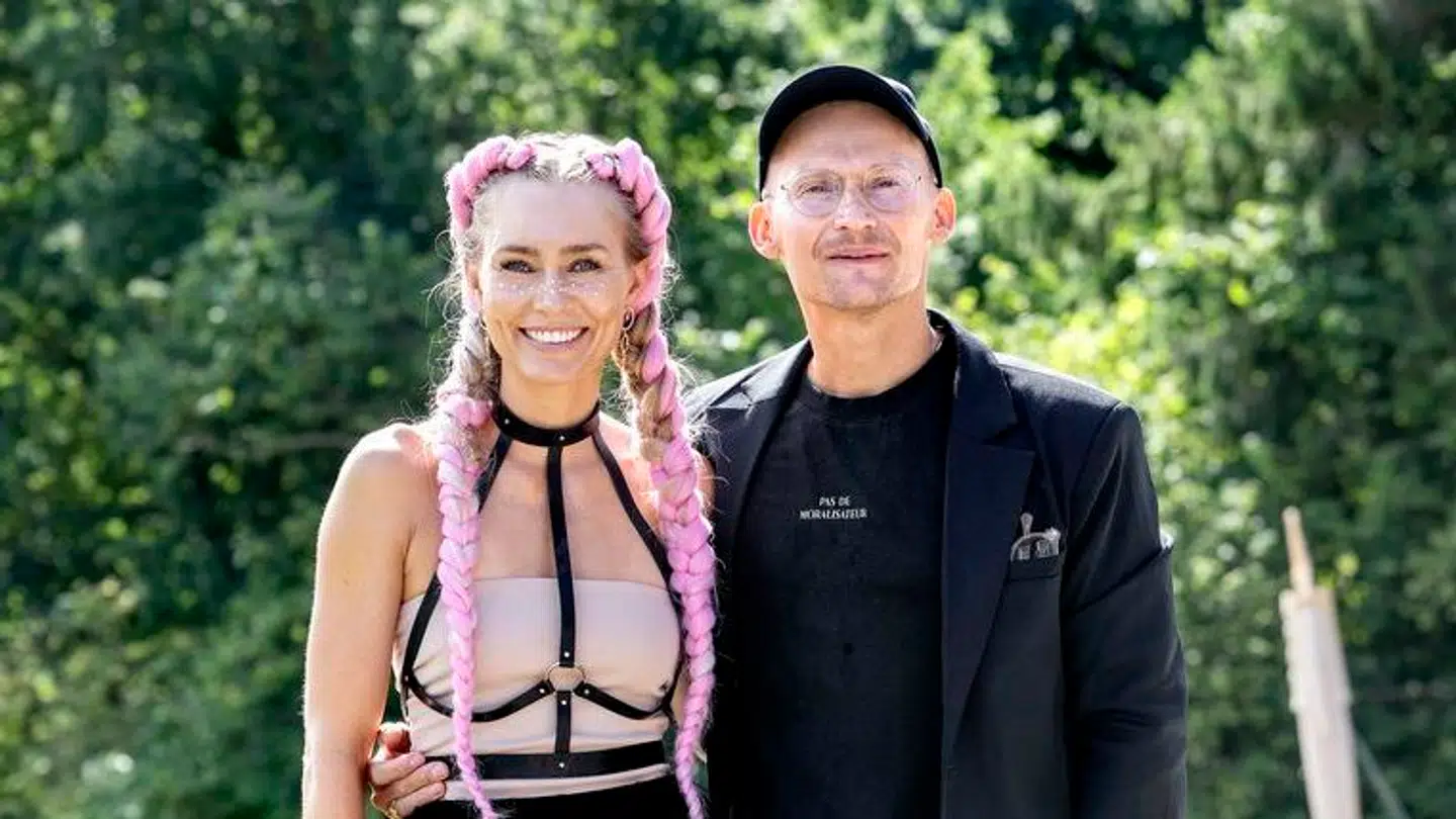 Christian Stadil med sin kone.