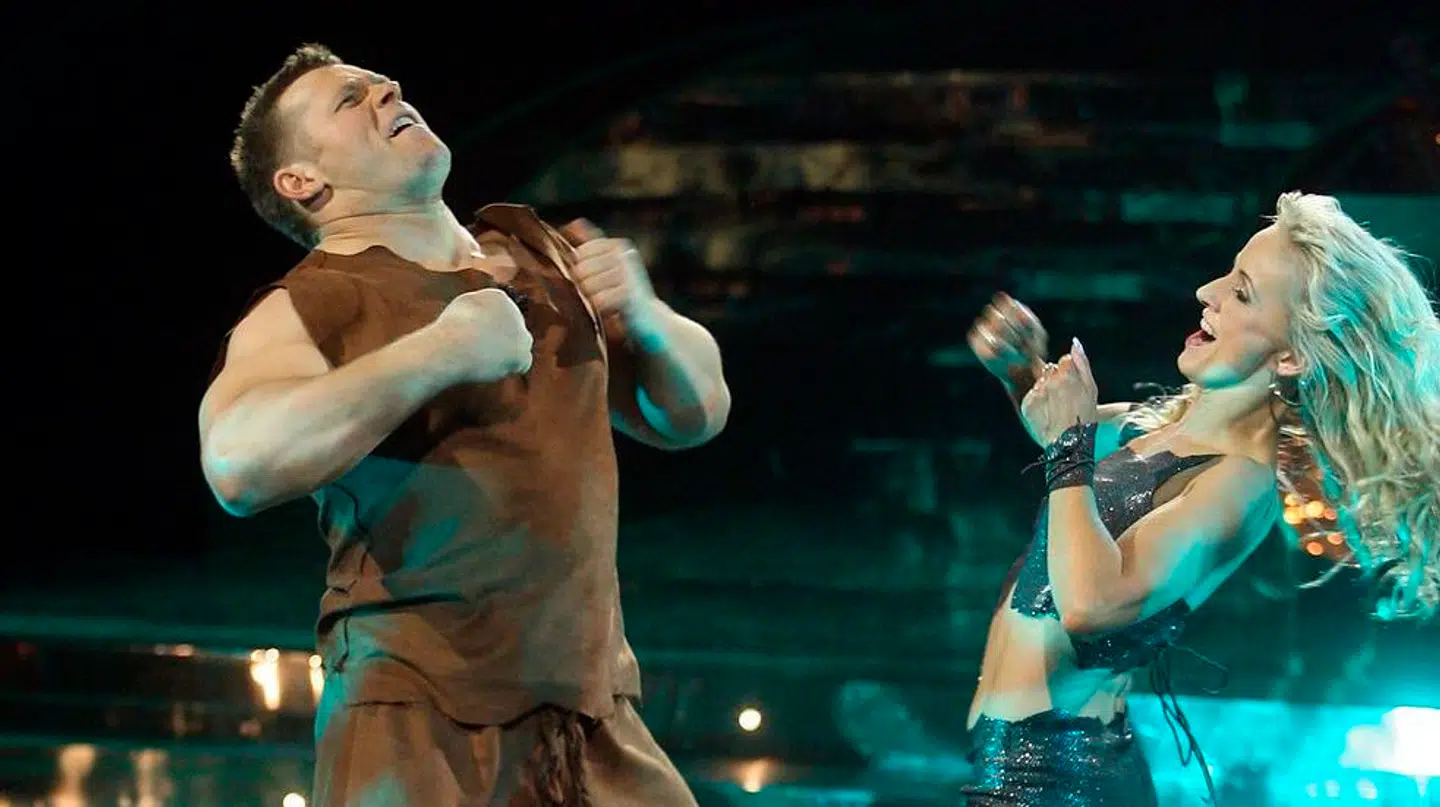 Vild med Dans finaleshowe fredag 31.oktober 2008. Joachim B. Olsen og Marianne Eihilt.