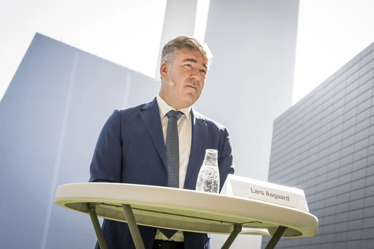 Klima-, energi- og forsyningsminister Lars Aagaard (M) har mandag meddelt, at regeringen vil stoppe mini-udbudsrunde om gas- og olieindvinding i Elly-Luke-feltet i Nordsøen. (Arkivfoto).