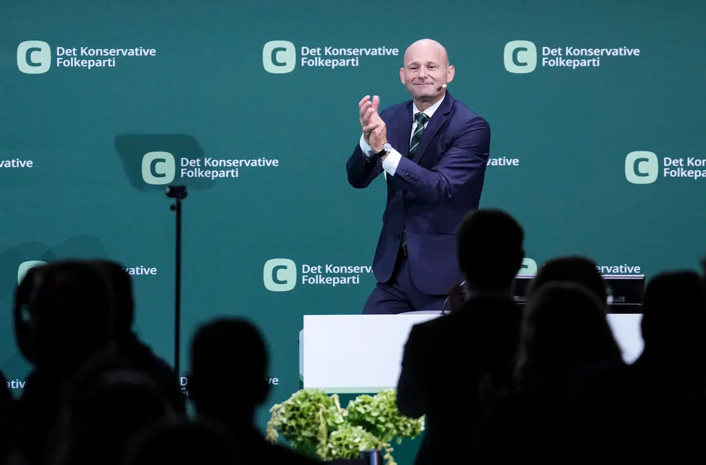 Søren Pape Poulsen på Det Konservative Folkepartis landsråd. Foto: Claus Fisker, Scanpix
