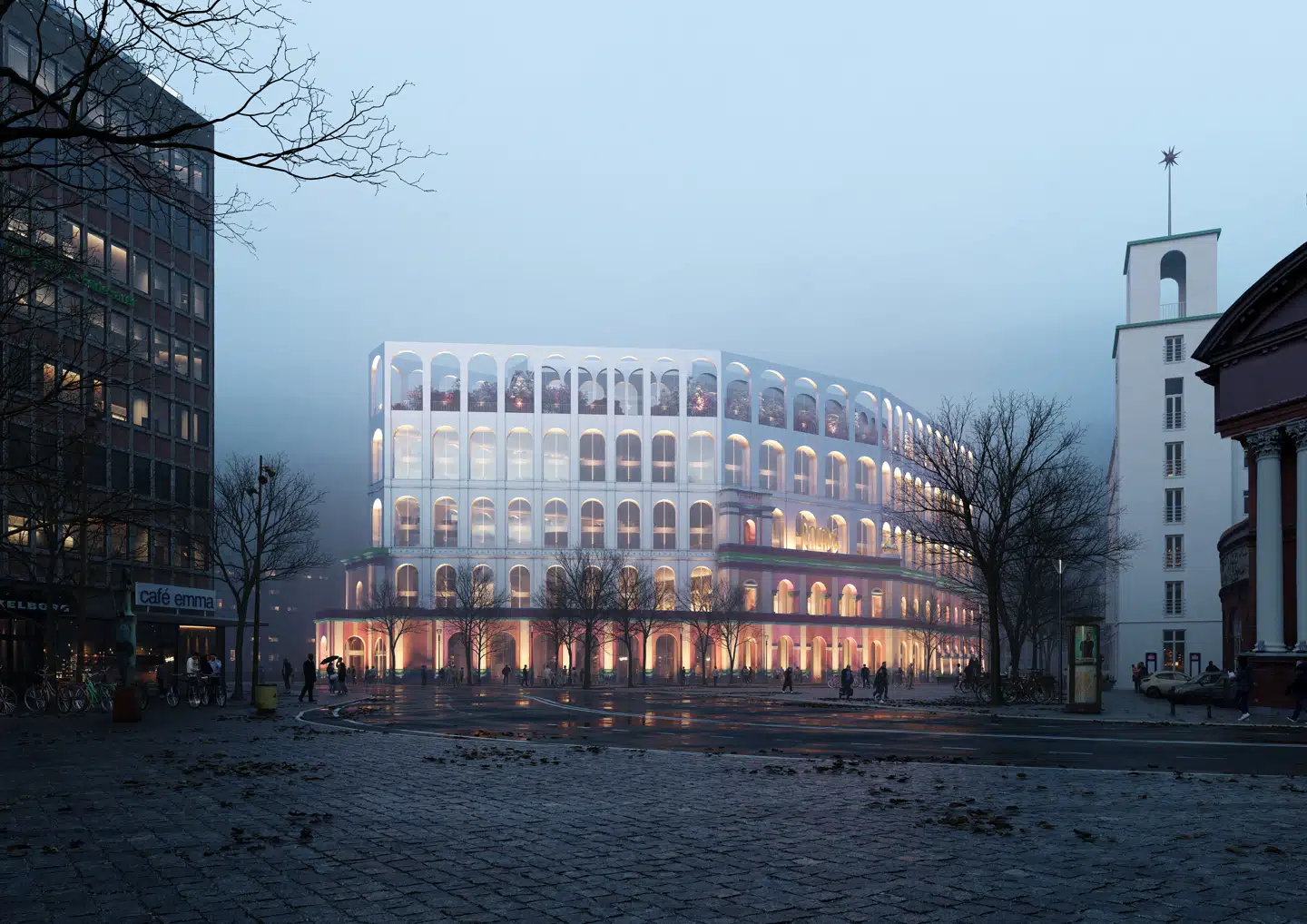 »Klassisk Palads«, hedder vinderforslaget fra tegnestuen COBE, som formentlig skal danne udgangspunkt for den kommende renovering.