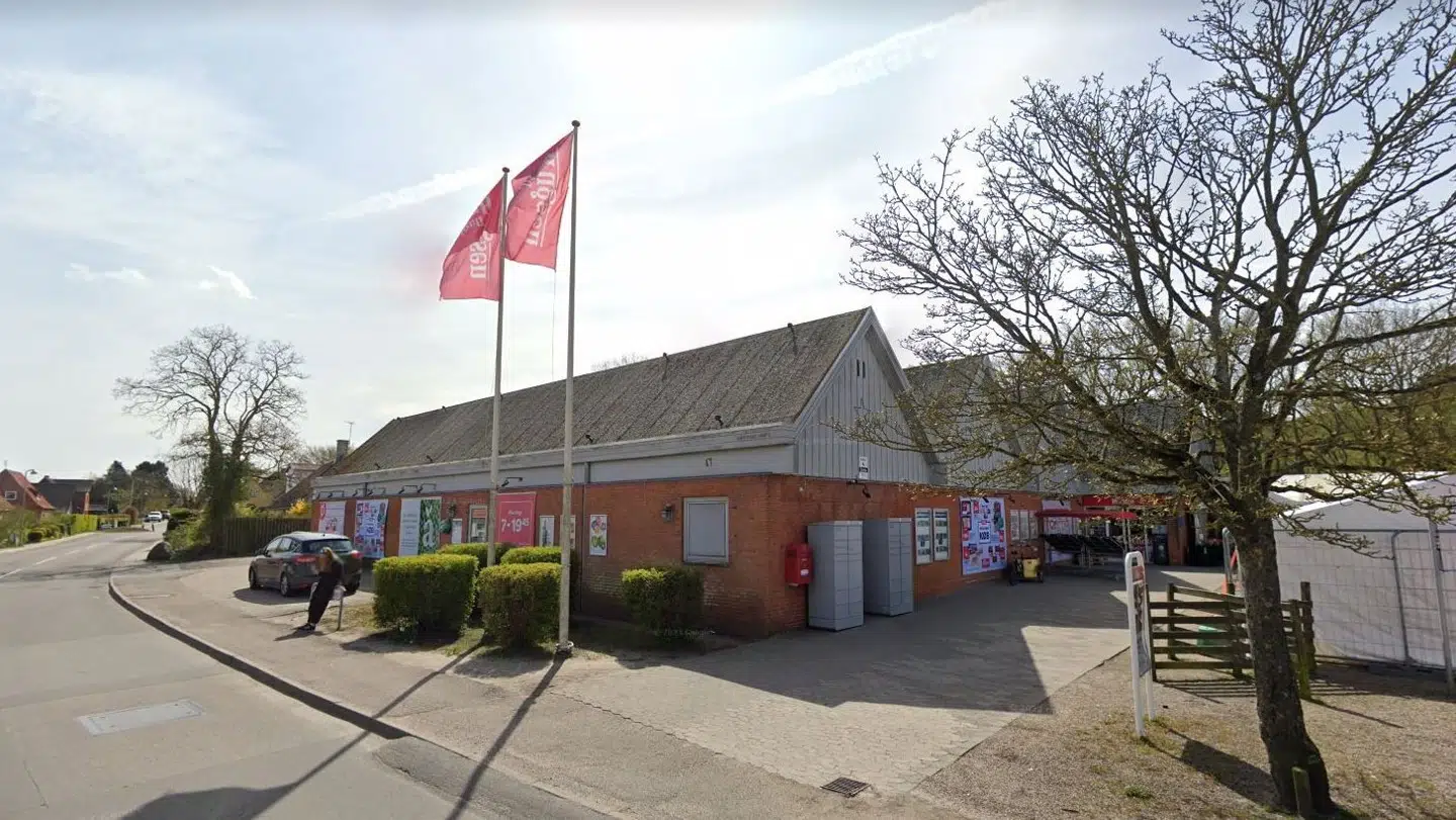 Handlekraftigt personale fik stoppet en røver i denne Dagli'Brugsen i Kalundborg.