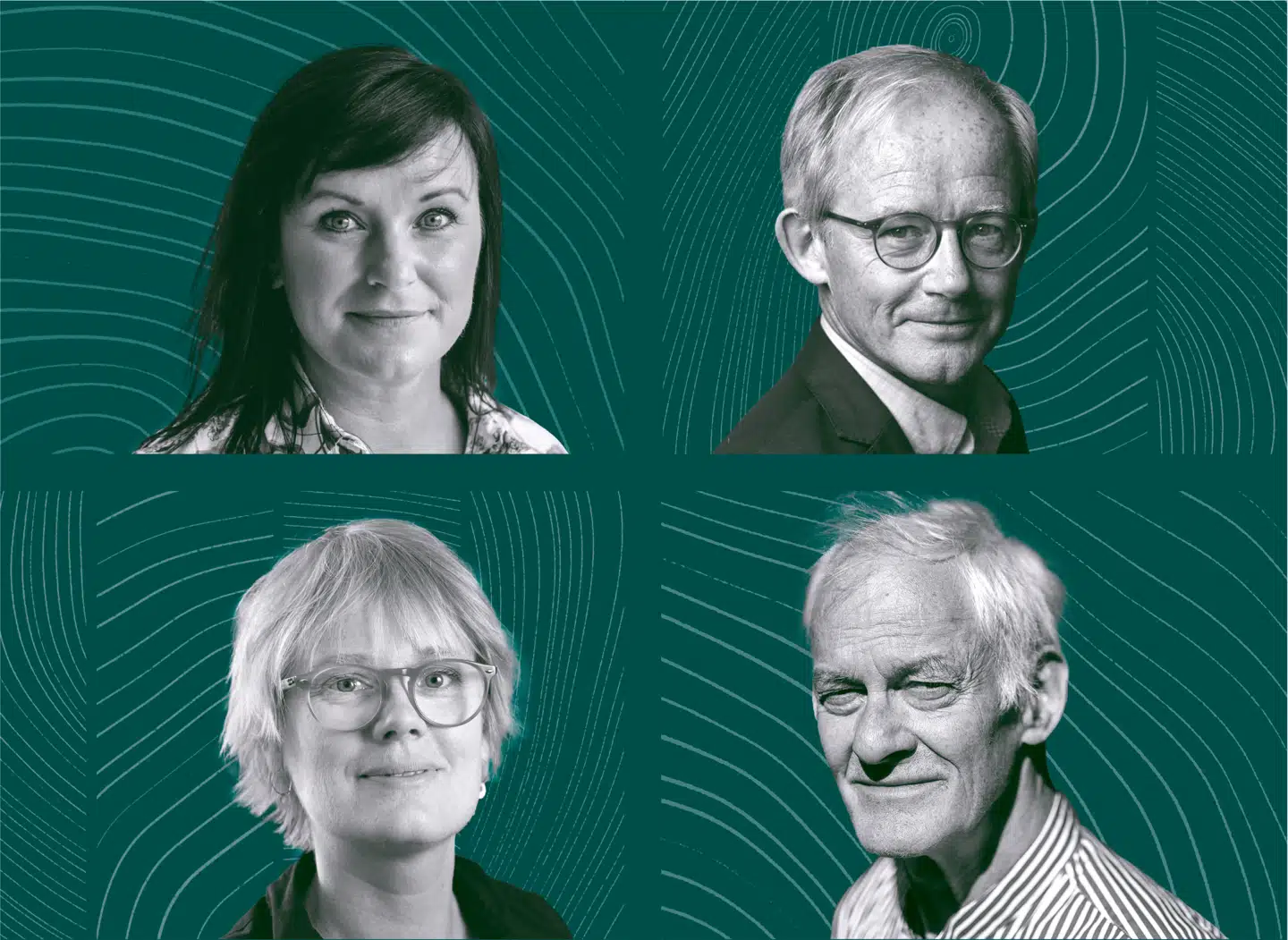 Danske lavtuddannede kvinder lever de korteste kvindeliv i hele Vesteuropa. Og de 25 procent rigeste mænd i Danmark har udsigt til at leve ti år længere tid end de 25 procent fattigste. Det lærte vi blandt andet af Berlingskes artikelserie »Danskernes Levetid«. På billedet ses Sophie Løhde, Johan Mackenbach, Rikke Lund og Henrik Brønnum.