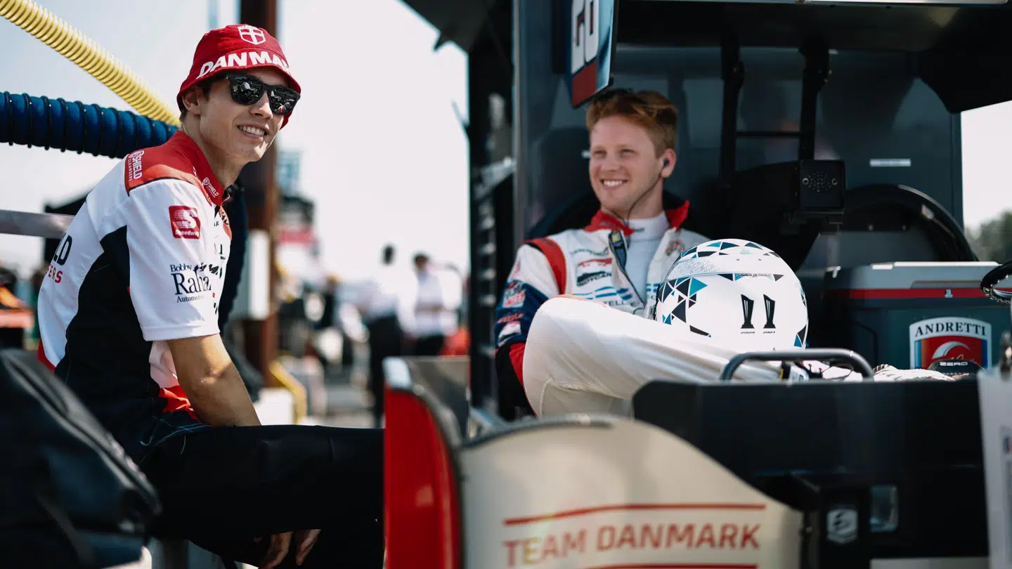 Christian Lundgaard og Christian Rasmussen bruger meget tid sammen både på og uden for racerbanerne.