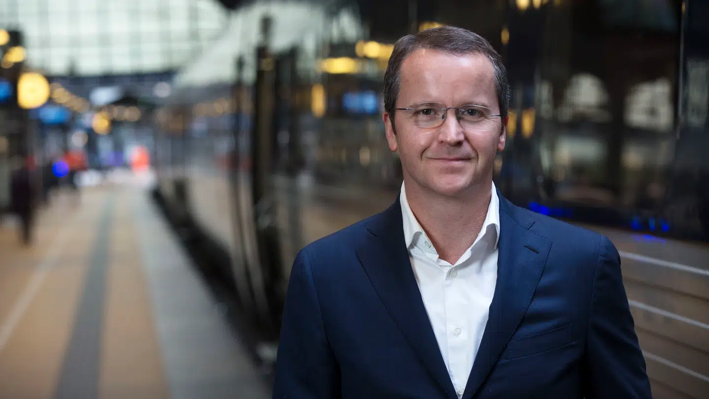 Her er Jürgen Müller, som er direktøren for strategi & togmateriel i DSB.