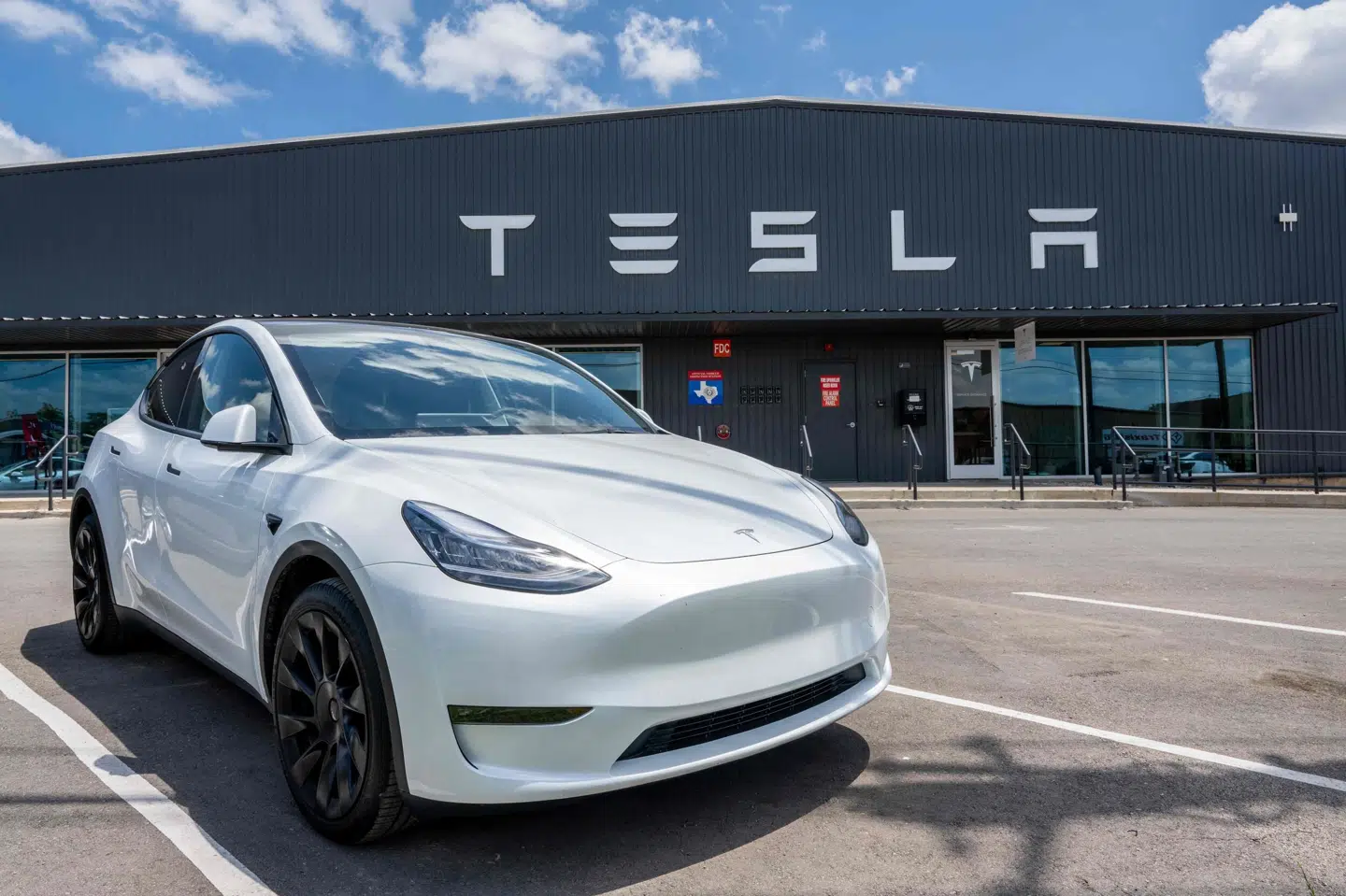 Teslas Model Y var den klart mest solgte bilmodel i Danmark i september. (Arkivfoto).