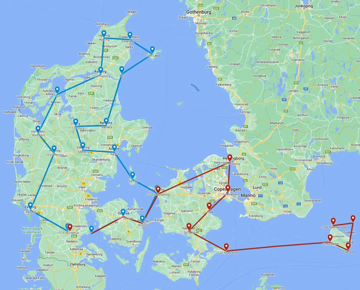 Flyver Kig op! I dag flyver de nye F-35-kampfly rundt i hele Danmark | Indland ...
