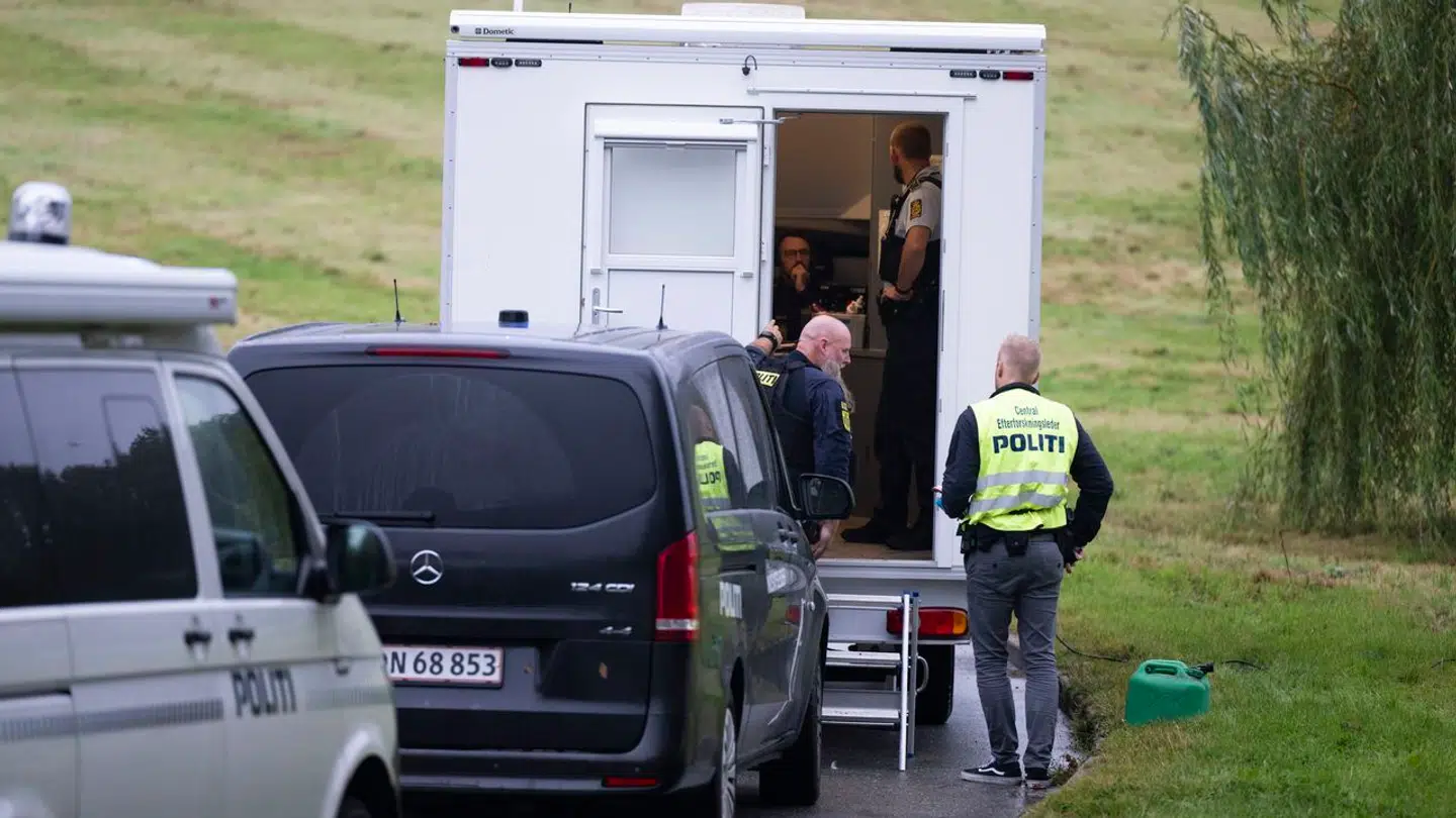 Politiet arbejdede længe i området ved Utterslev Mose.