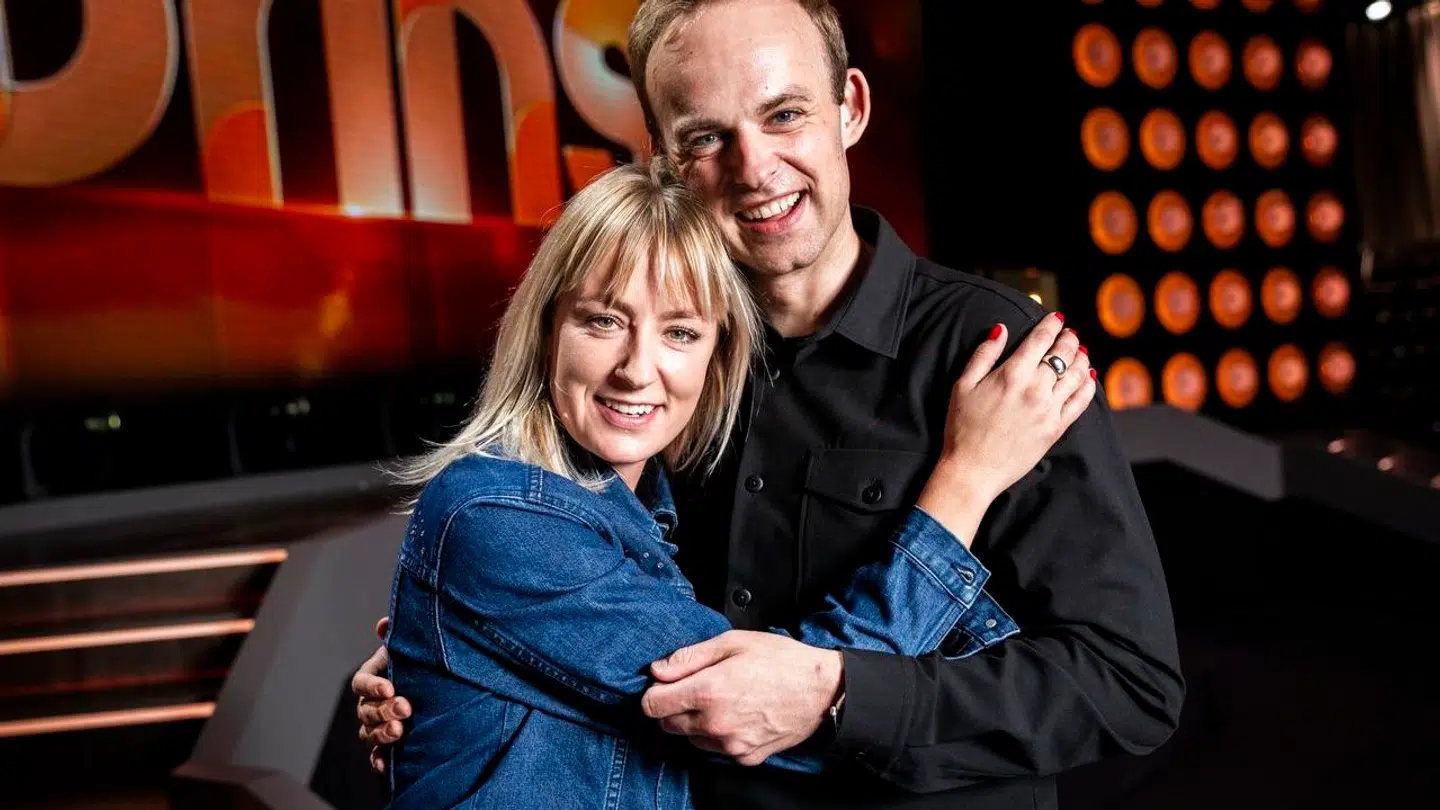 Katinka Lærke Petersen med sin dansepartner Mads Vad.