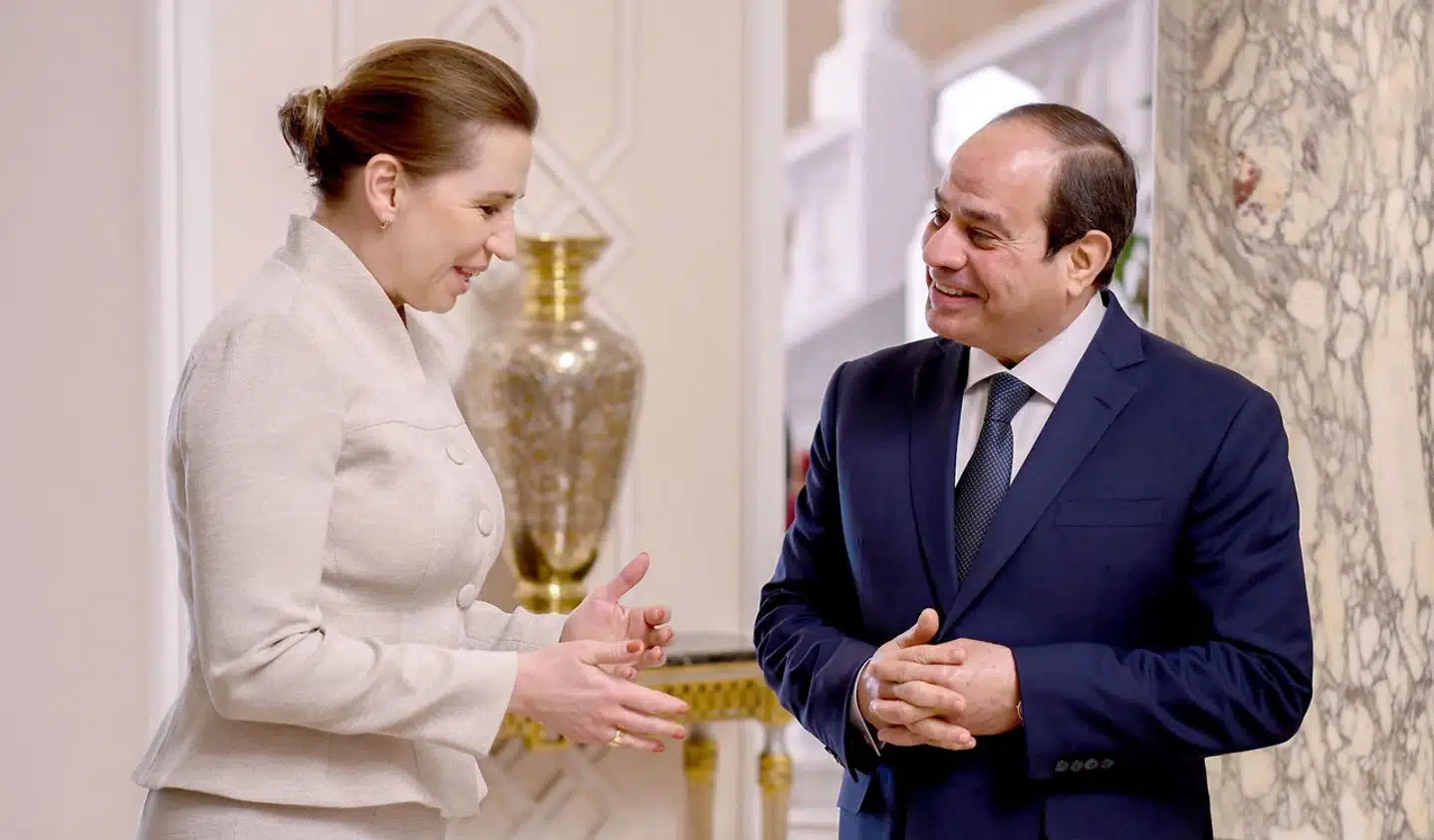 Tidligere på året var statsminister Mette Frederiksen på officielt besøg hos den autokratiske præsident, der nu stiller op til genvalg.