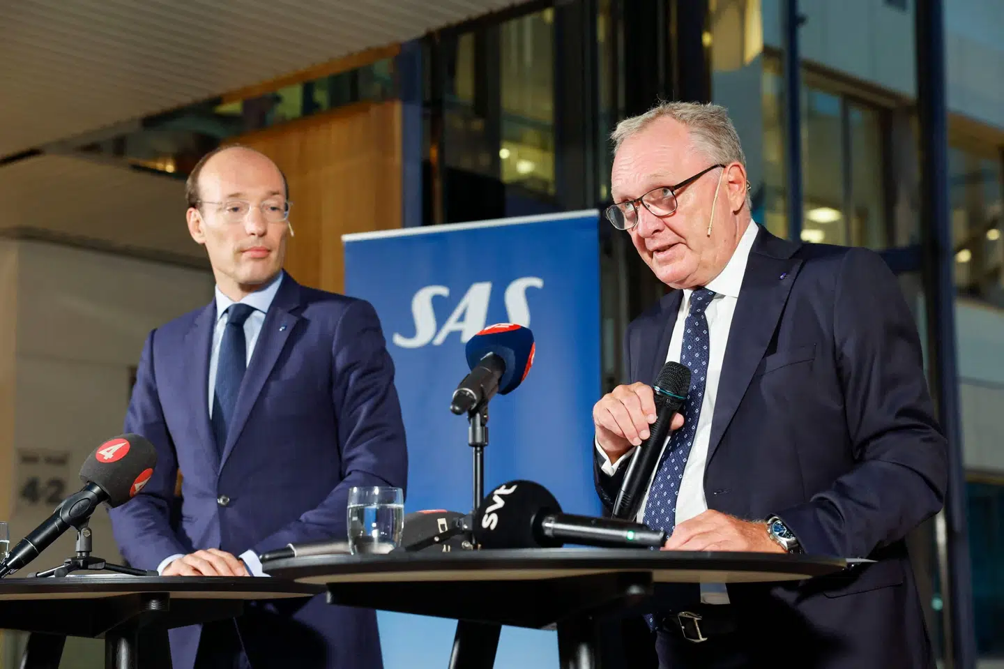 SAS meddelte tirsdag, at der i forbindelse med konkurs redningen vil ske en afnotering af SAS-aktien. Dagen efter falder aktien drastisk. (Arkivfoto).