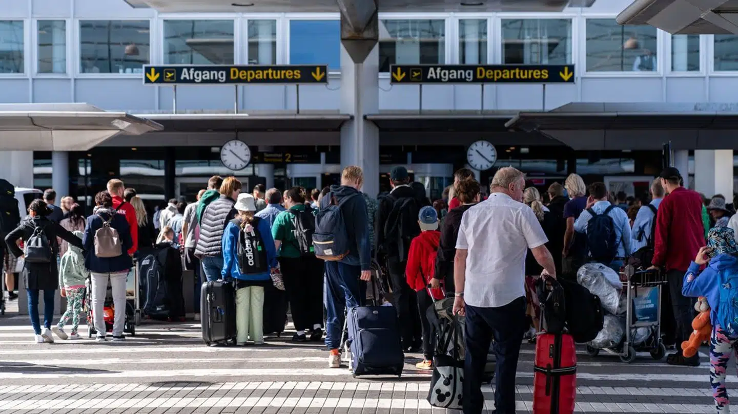 Hele Terminal 2 blev evakueret efter bombejoken.