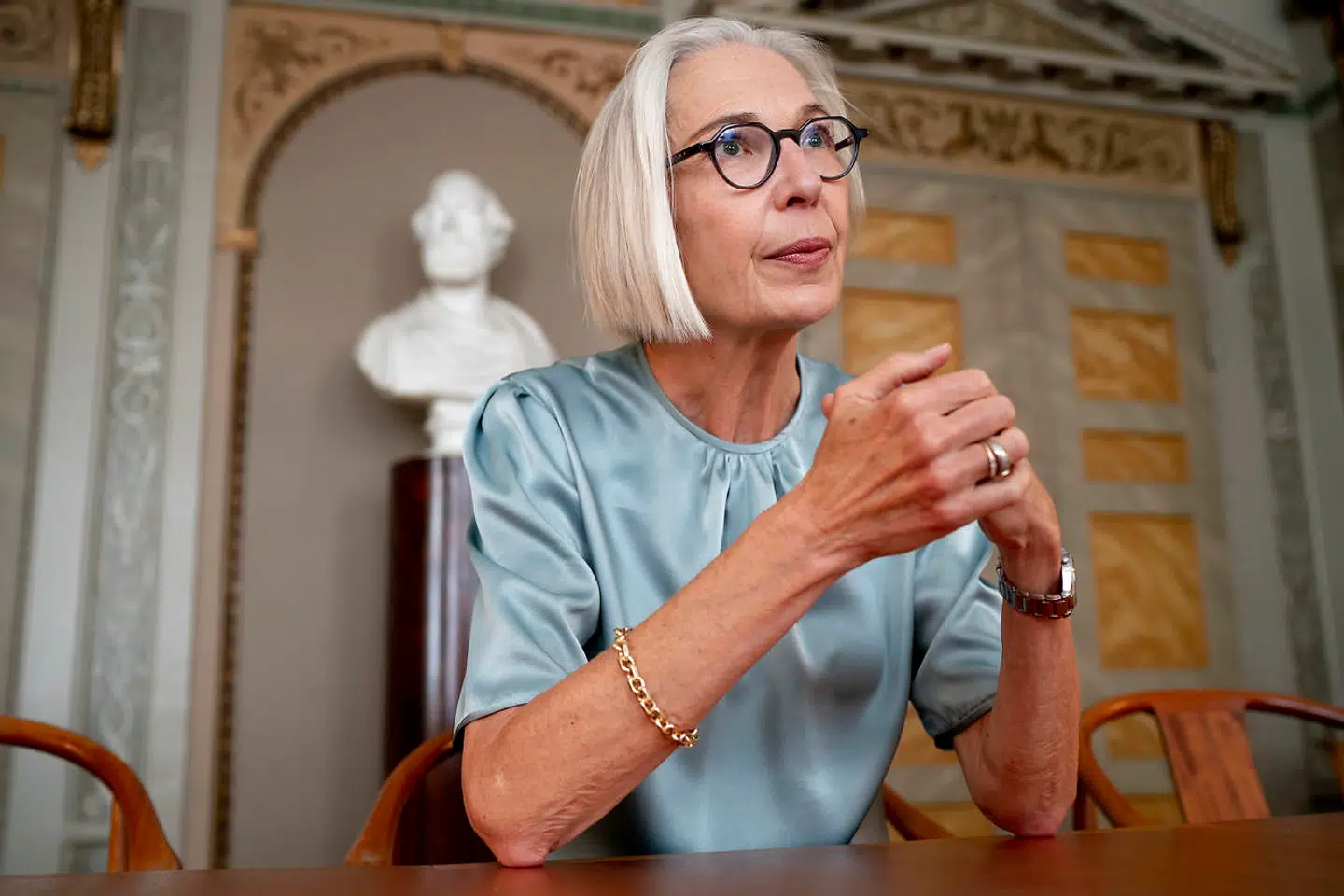 Den nye teknologiske virkelighed kalder på at gentænke public service, skriver Martin Ågerup, som har en række forslag til, hvordan der kan skabes et mere pluralistisk medielandskab. Foto af Maria Rørbye Rønn, DRs generalsekretær.