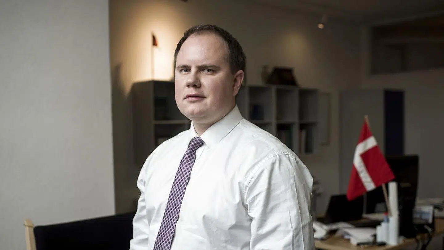 Portræt af Martin Henriksen, folketingsmedlem for Dansk Folkeparti.