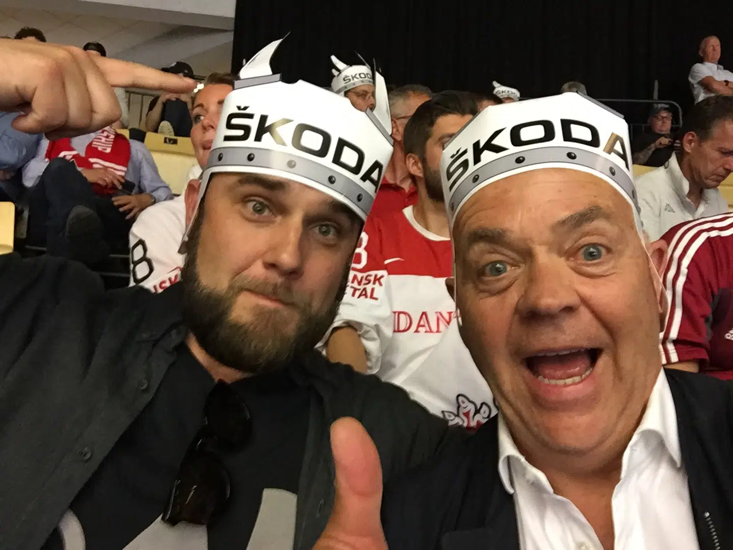 Jes Dorph-Petersen med sin ven Lars.