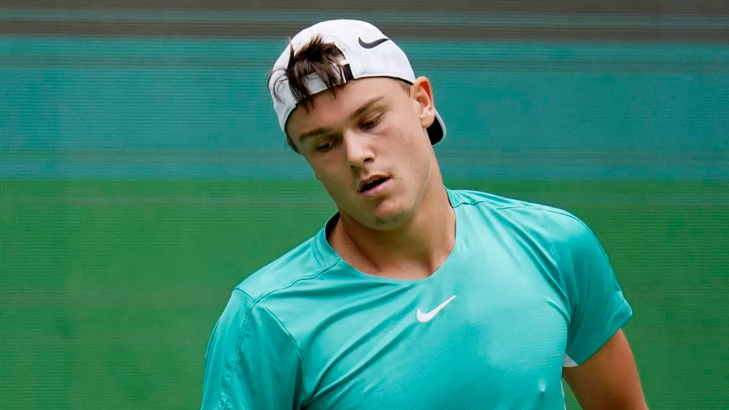 Rune er færdig efter en kamp i Shanghai.