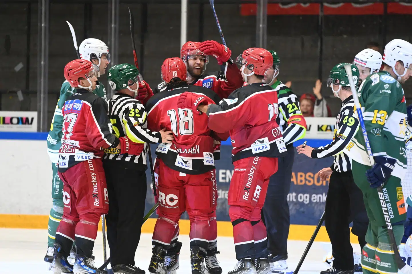 Ishockeyklubben Rødovre Mighty Bulls har brug for mindst en million kroner for at klare sig gennem sæsonen, oplyser den fredag før en ligakamp mod Rungsted. (Arkivfoto).