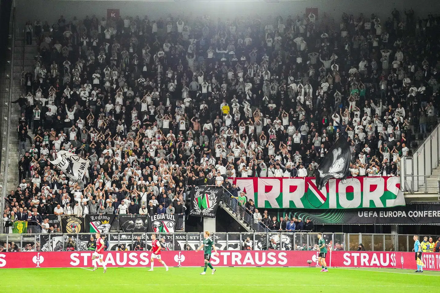 Hollandske myndigheder havde inden kampen opfordret Legia-fansene til at blive hjemme, da politiet på grund af andre begivenheder i byen ikke ville kunne møde talstærkt op. (Arkivfoto).