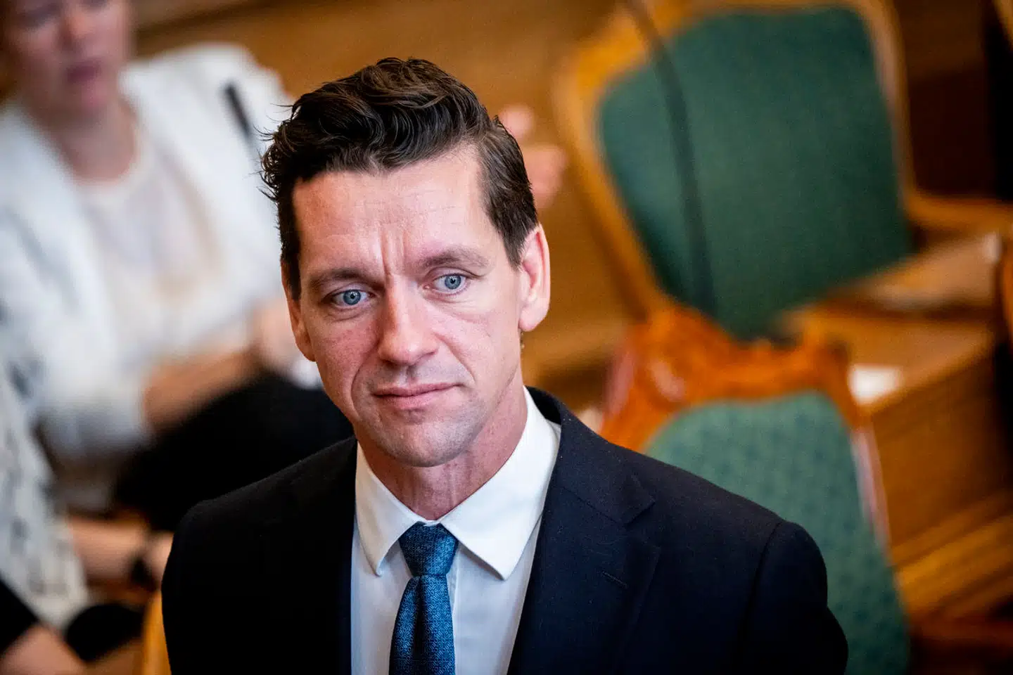 Kaare Dybvad-Bek (S) ved Folketingets åbning, der samtidig er begyndelsen på et nyt folketingsår, på Christiansborg tirsdag den 3. oktober 2023. Statsministeren holder åbningstalen.