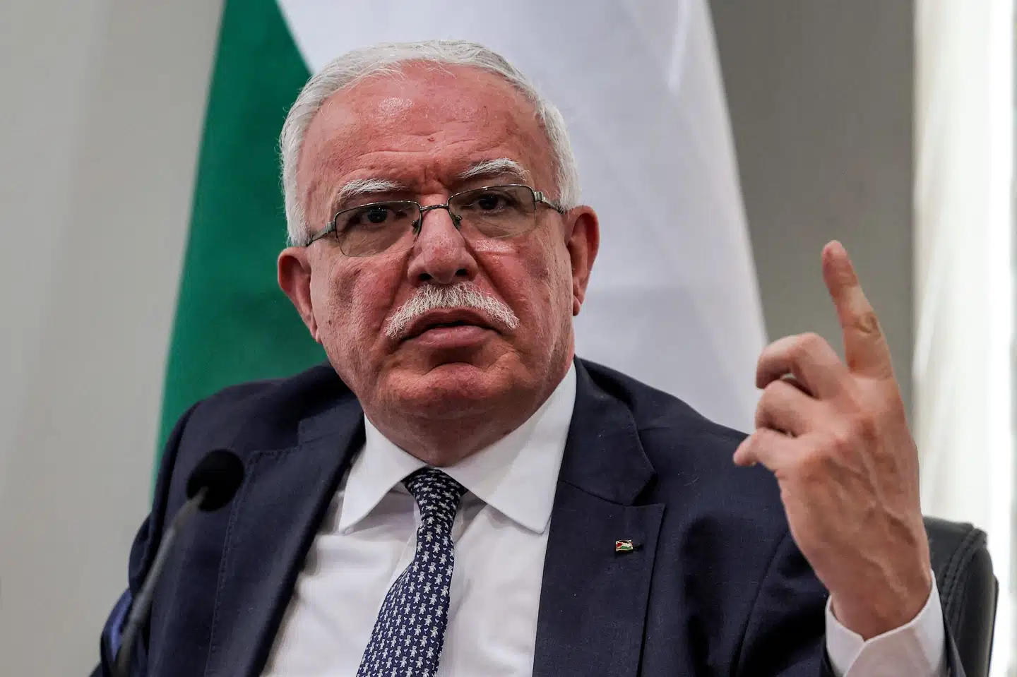 Udenrigsministeren i Det Palæstinensiske Selvstyre, Riyad al-Maliki, er sammen med Israels Eli Cohen inviteret til at drøfte situationen med EU's udenrigsministre. (Arkivfoto).