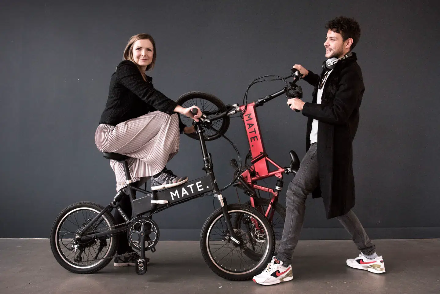 Det danske cykelfirma Mate blev i 2016 stiftet af søskendeparret Christian Adel Michael og Julie Kronstrøm Carton.