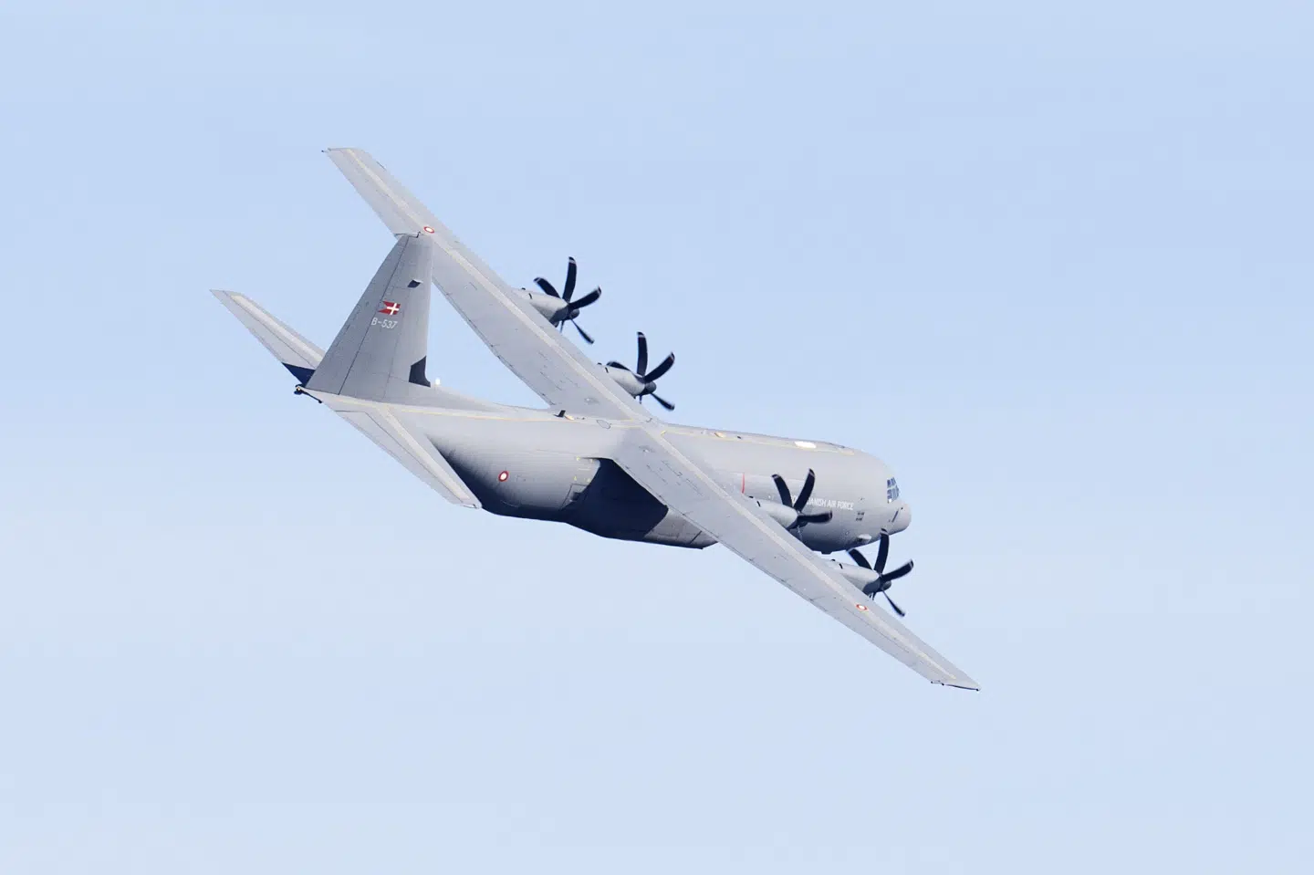 Hercules-flyet er et taktisk transportfly, som Danmark har brugt til et hav af forskellige opgaver. (Arkivfoto).