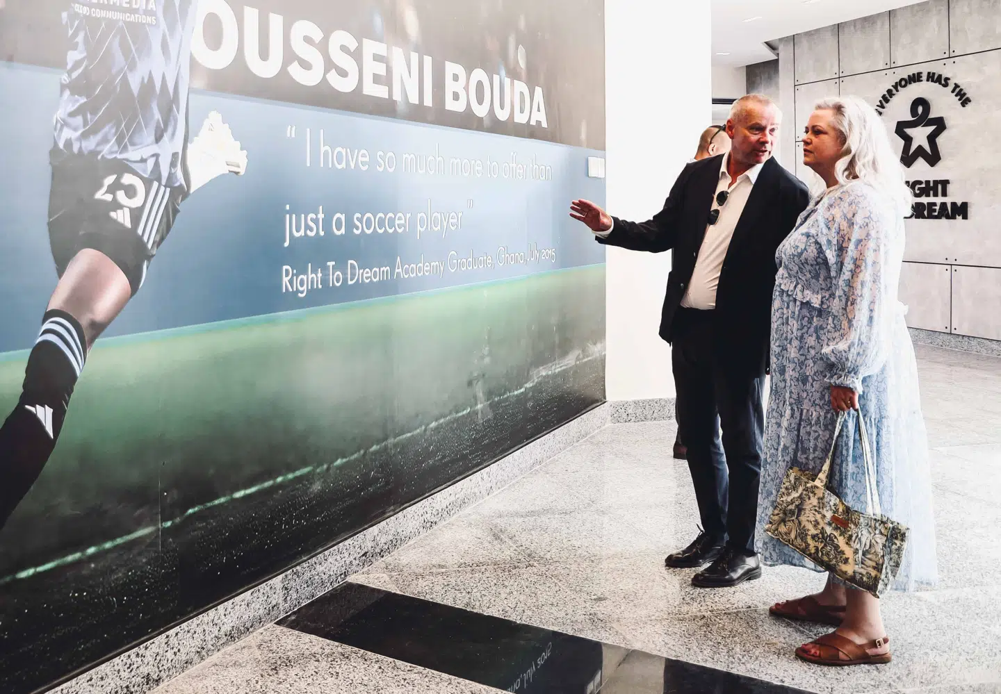 Chief Football Officer i Right to Dream, Flemming Pedersen, på FC Nordsjællands nye akademi i Egypten.