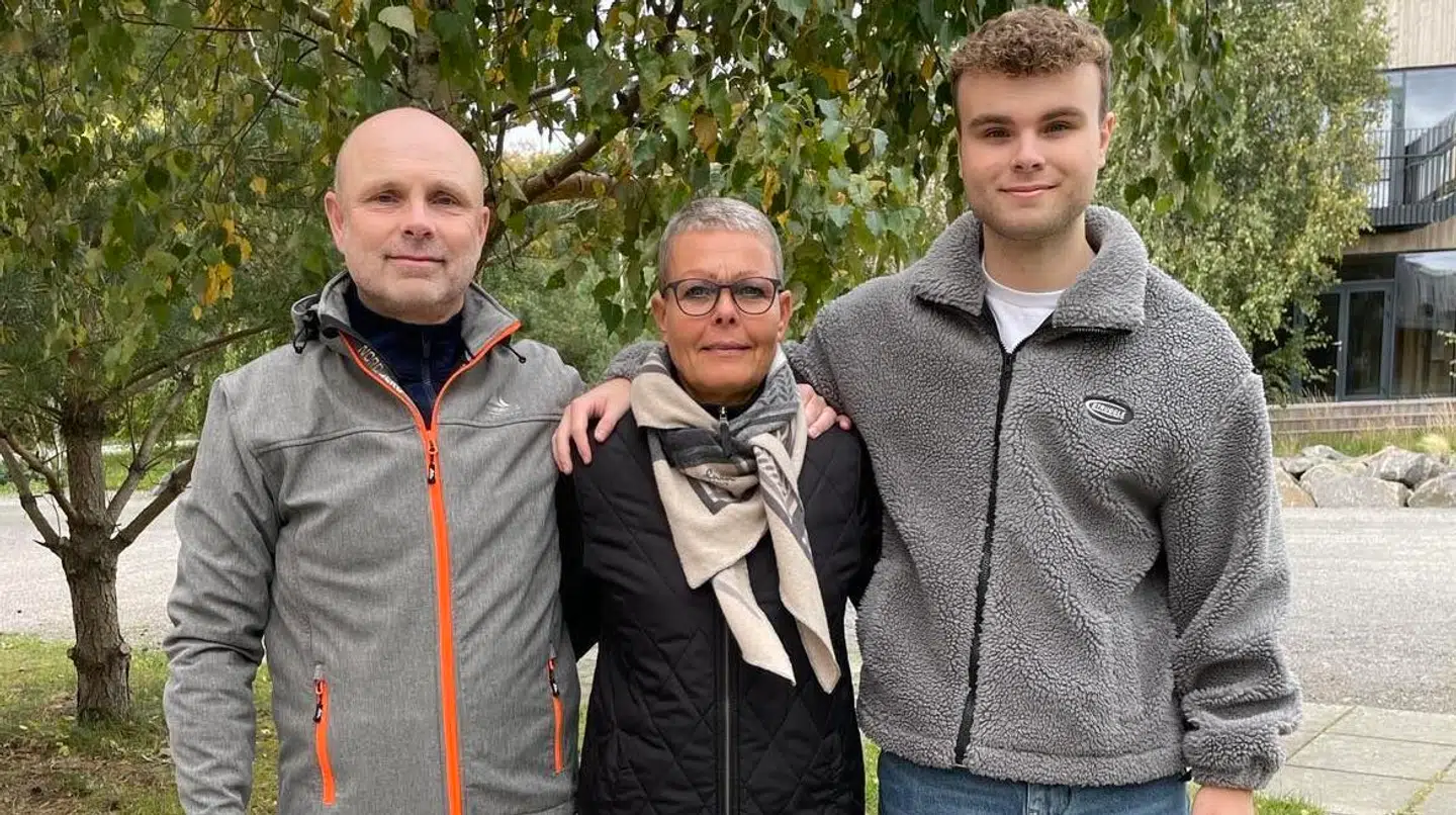 Amalies mor, far og bror er gode til at være i sorgen sammen og tage sig af hinanden, fortæller Anne Dorte Vilslev.