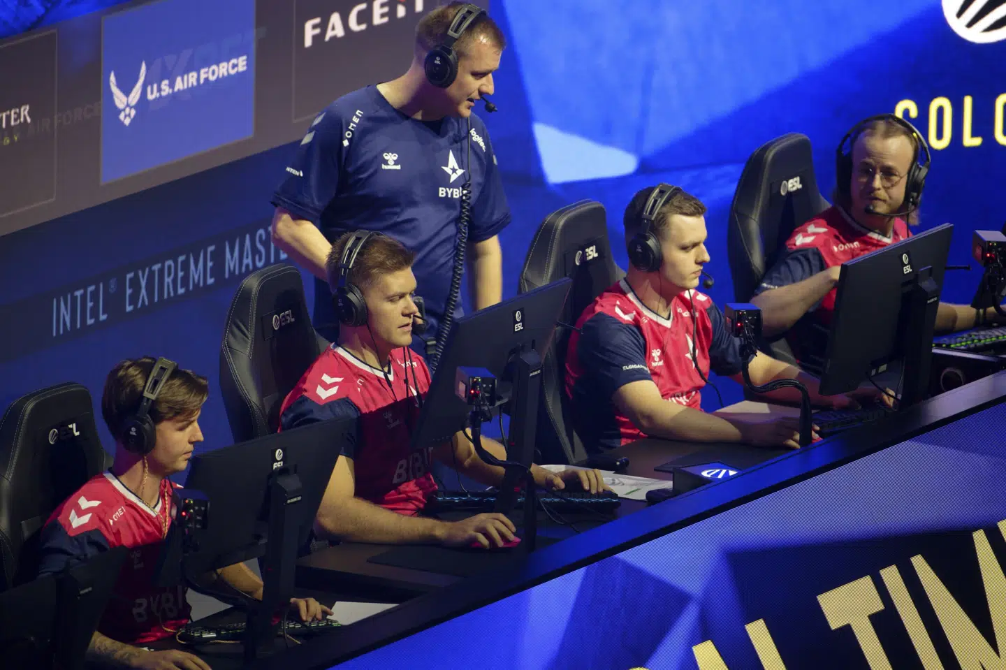 Astralis i aktion i en turnering i 2023. (Arkivfoto).