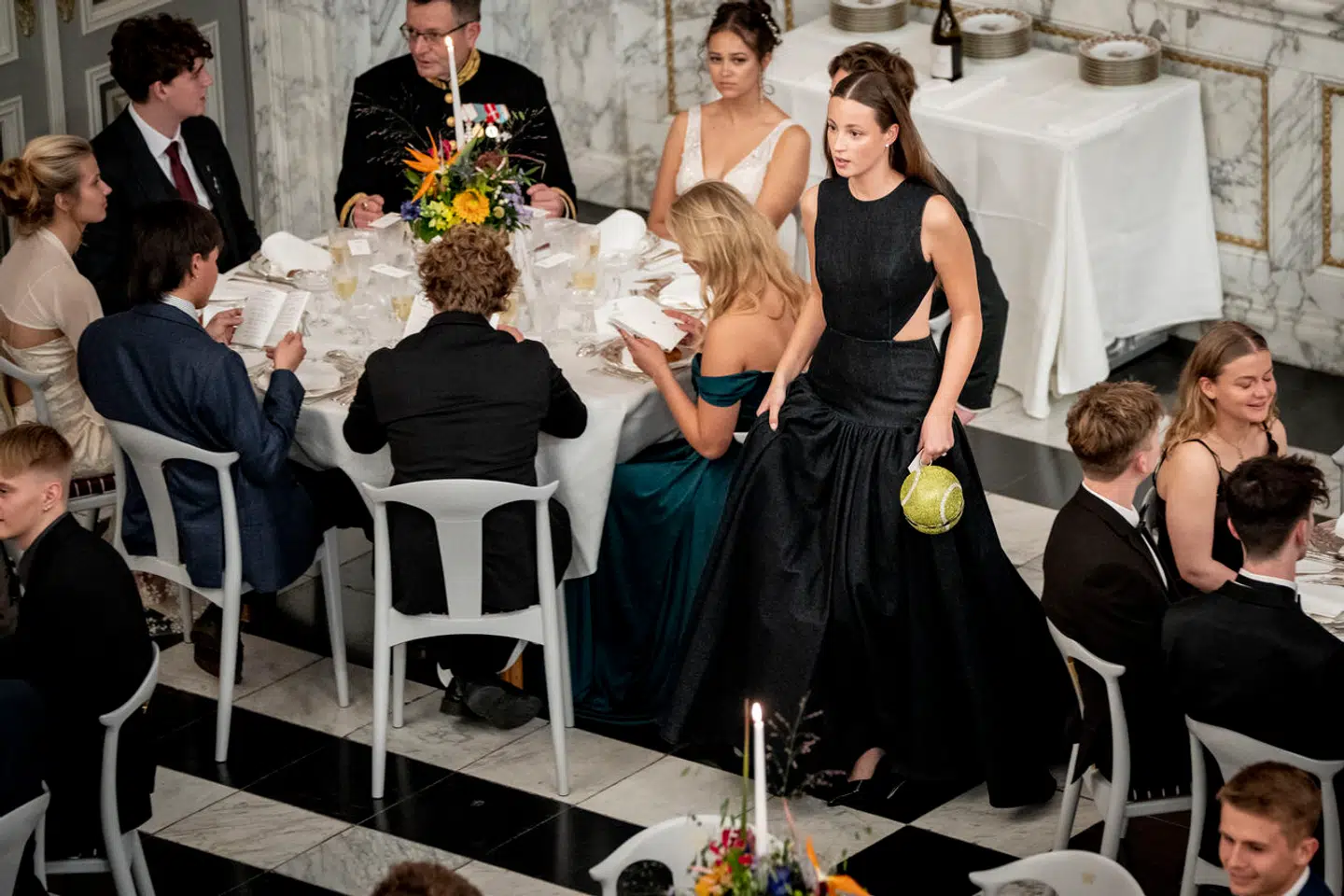 Josephine Højbjerg under prins Christians 18-års fødselsdag.