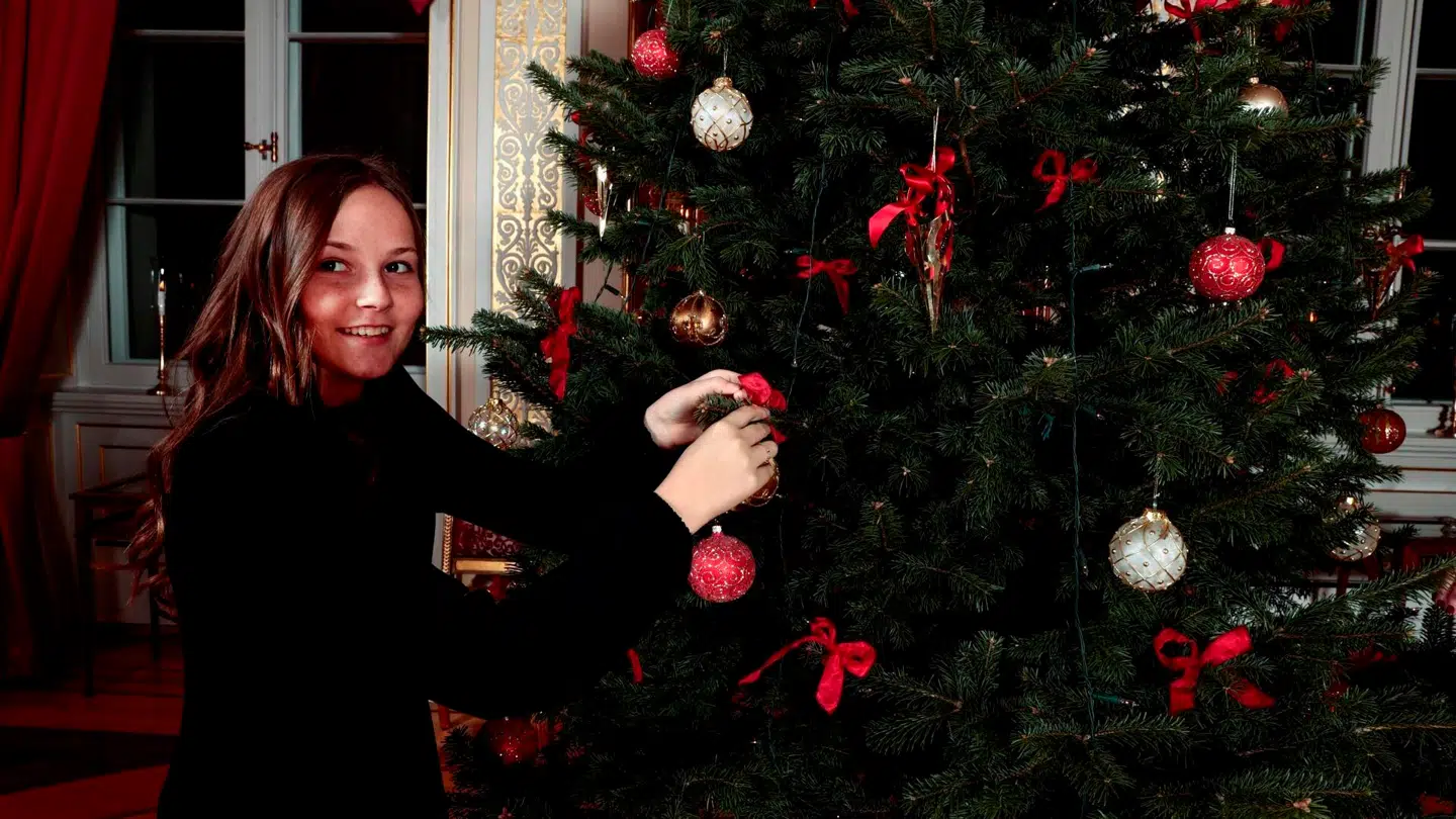 Ingrid Alexandra i julen 2017.