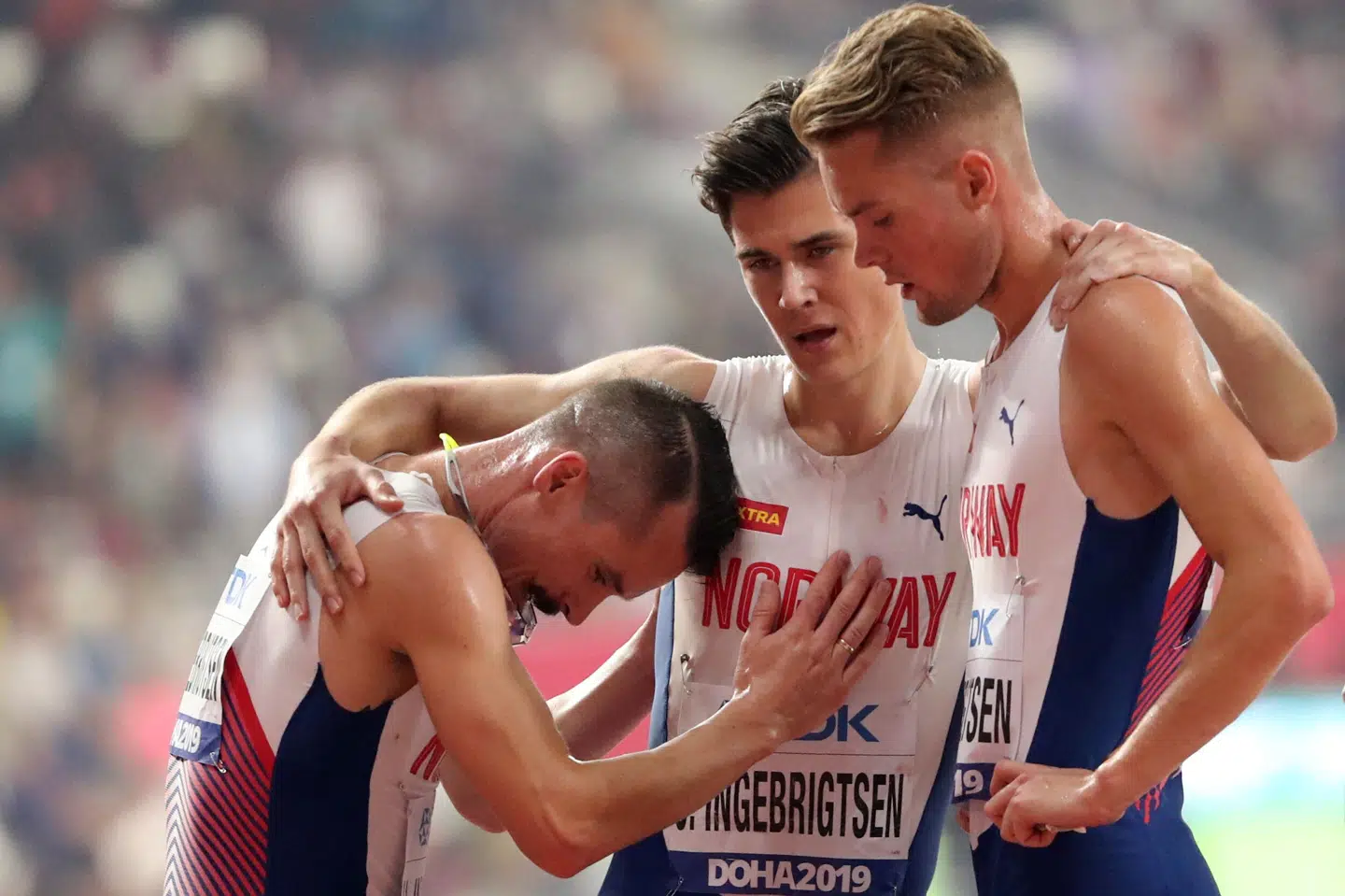 Jakob Ingebrigtsen, Henrik Ingebrigtsen og Filip Ingebrigtsen har høstet masser af medaljer på især 1500 og 5000 meter til Norge. (Arkivfoto).