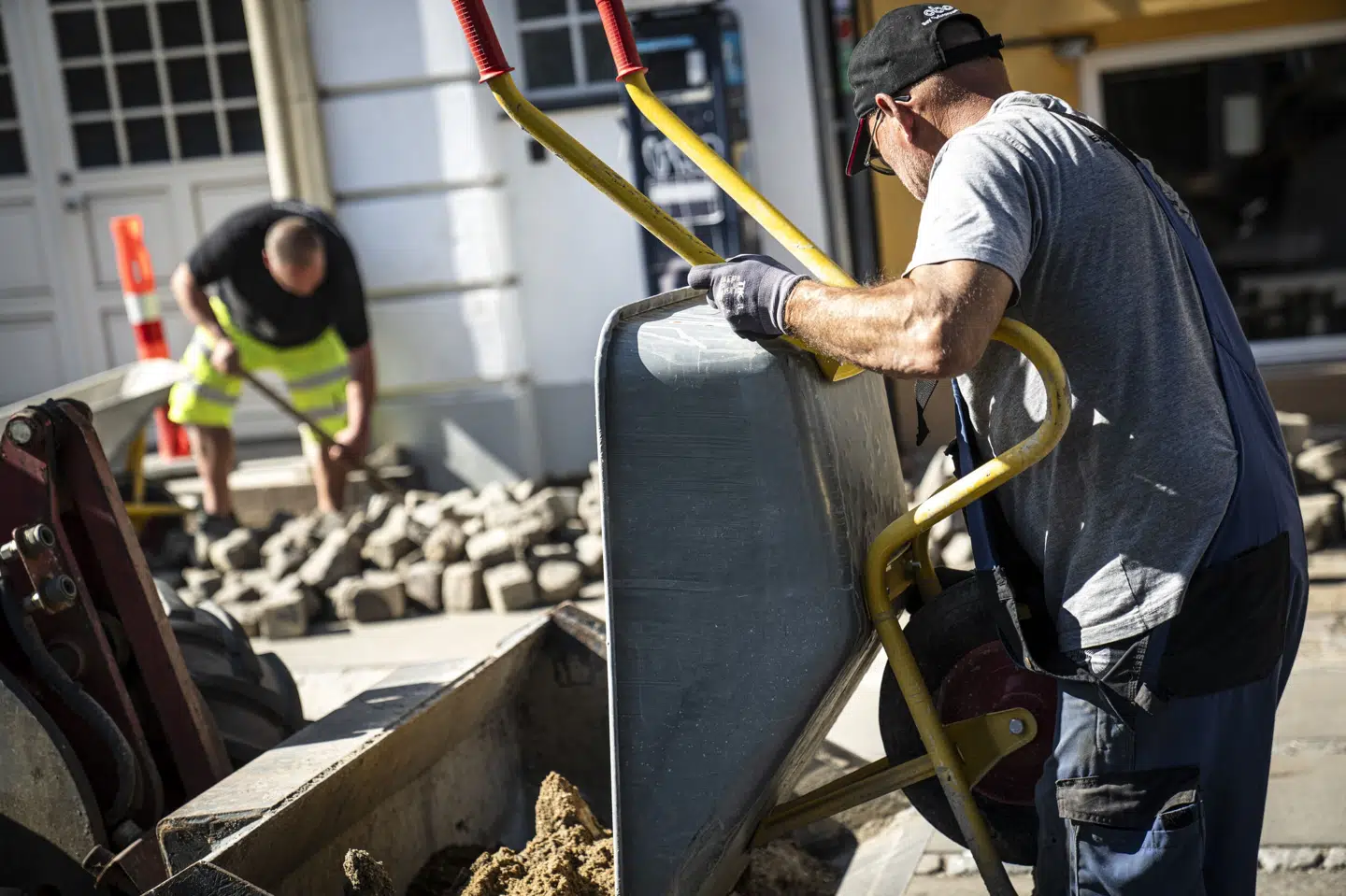 Bygge- og anlægsbranchen var blandt de brancher, der så fremgang fra juli til august. Generelt har beskæftigelsen haft en stor optur de seneste år. (Arkivfoto).