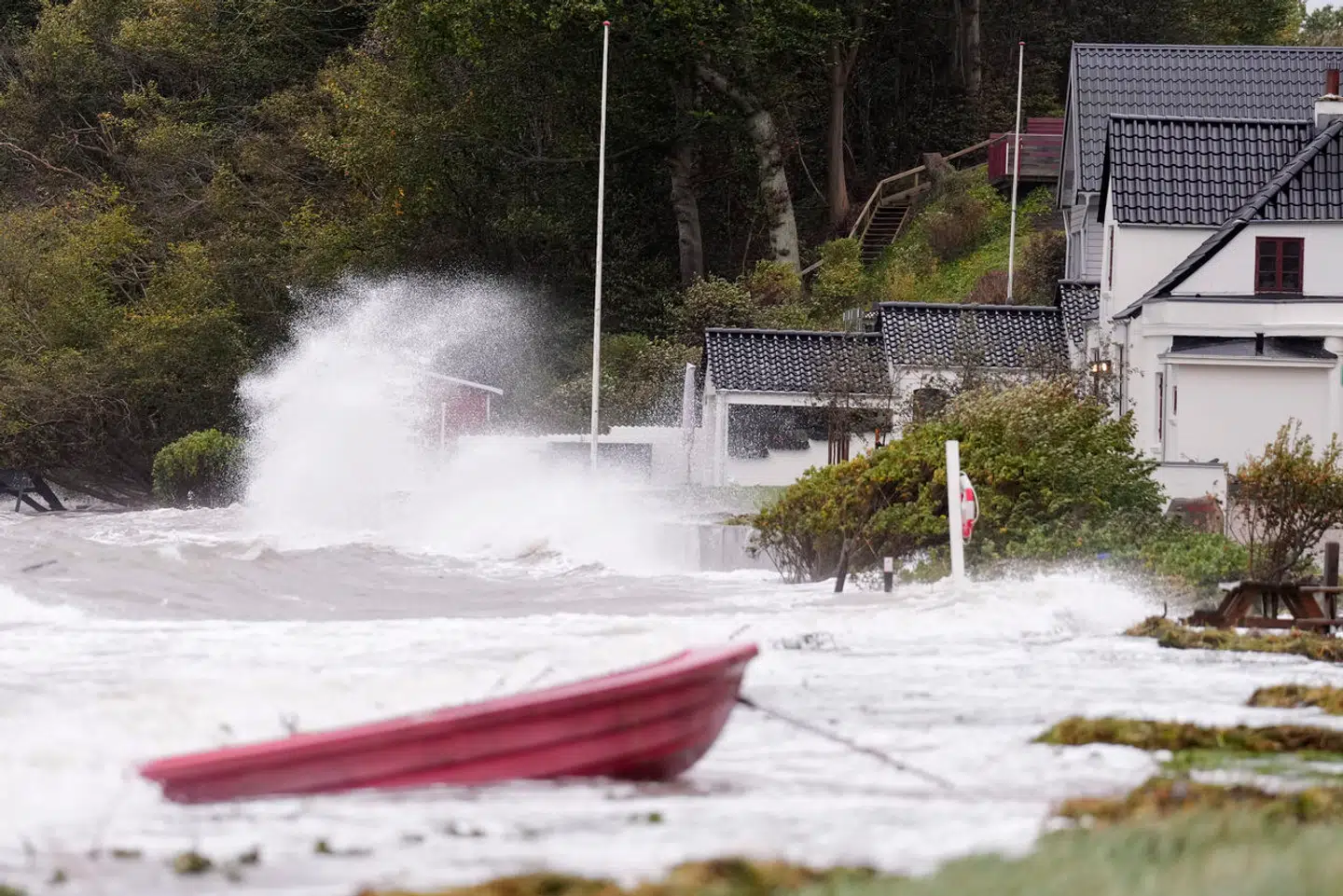 Hus ved Genner Bugt mellem Aabenraa og Haderslev i dag