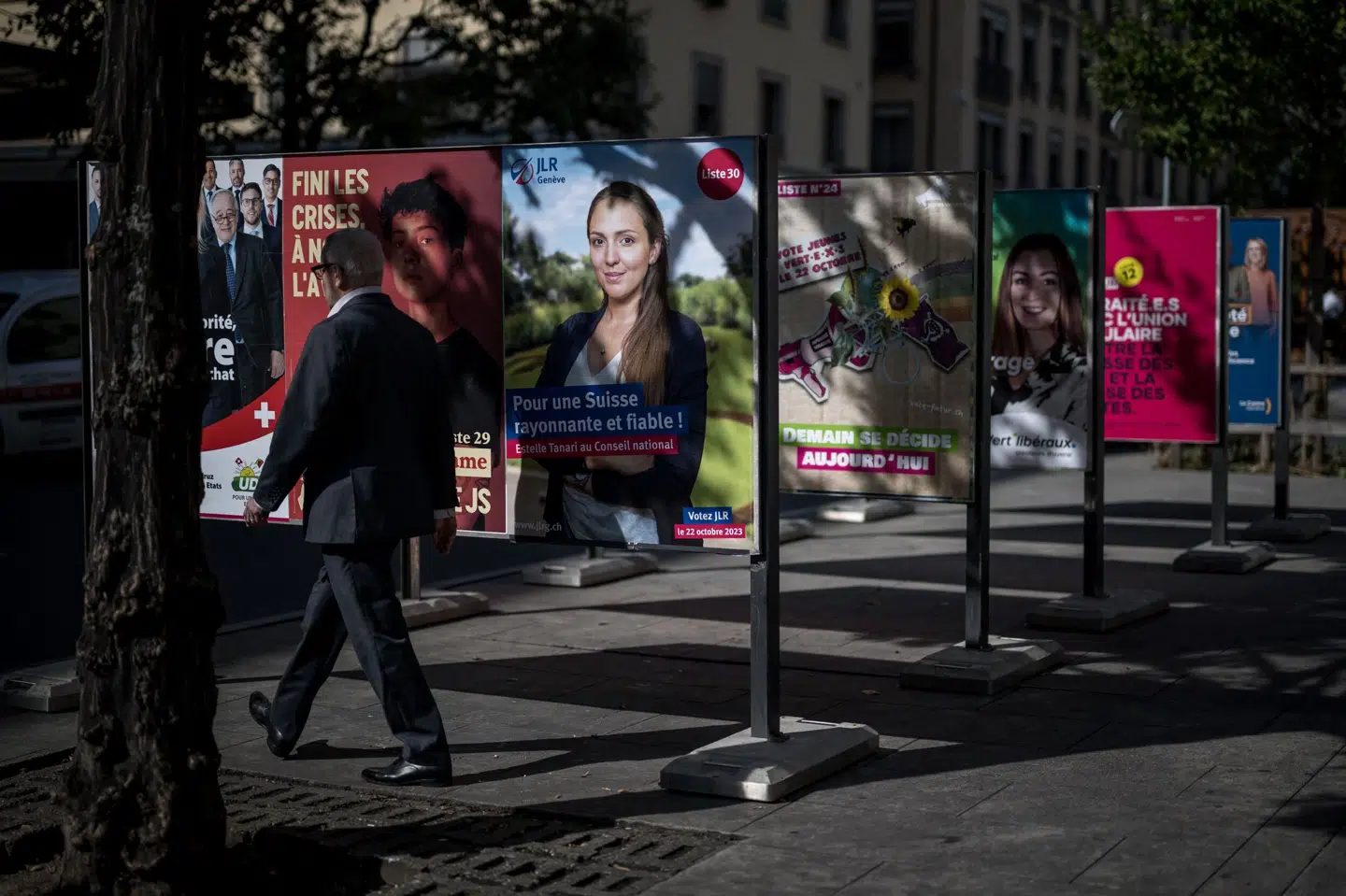 I Schweiz har SVP indsamlet stemmer fra borgere, der blandt andet er bekymrede for stigende leveomkostninger. (Arkivfoto).