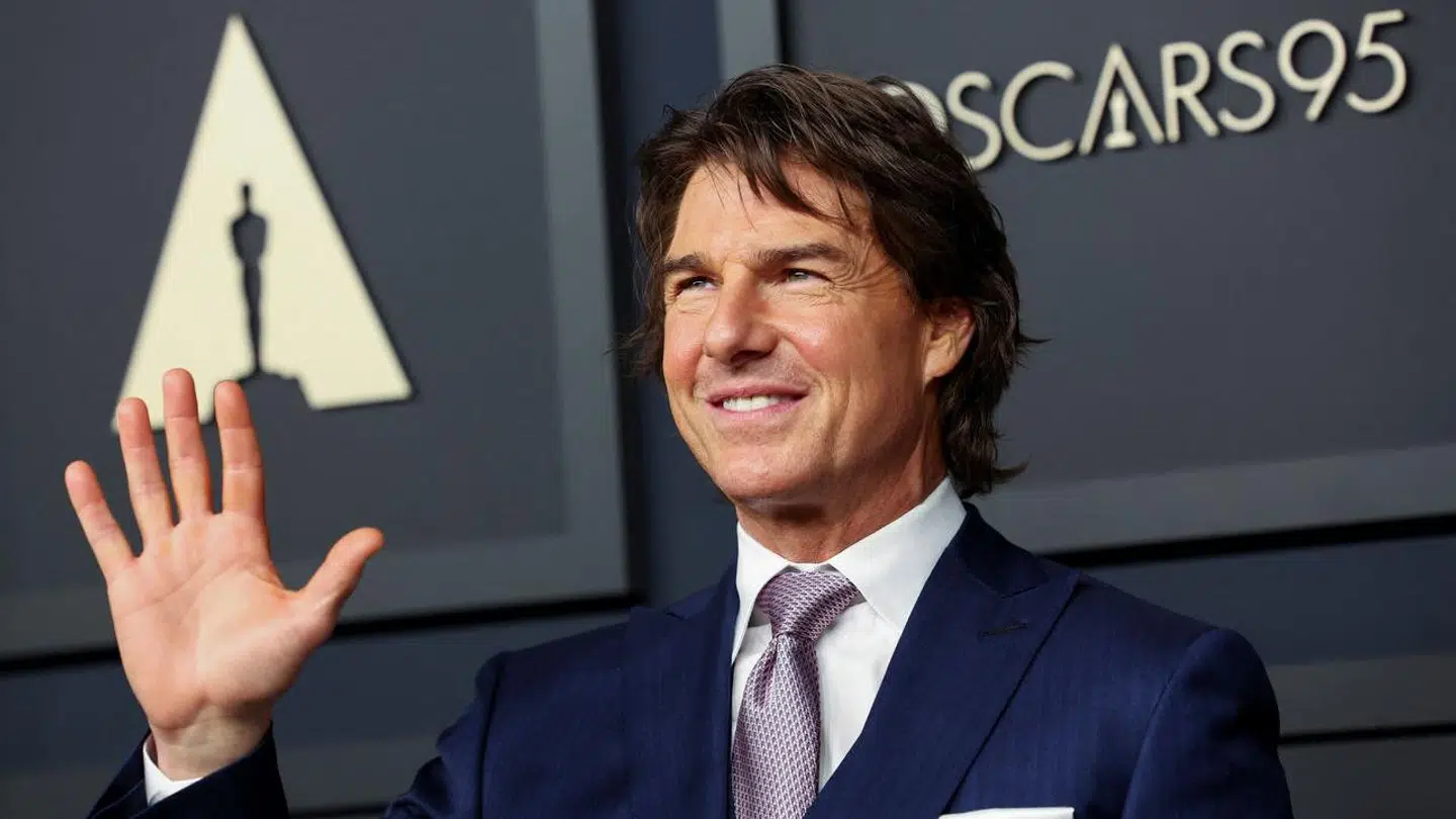 Tom Cruise var intens, da han mødte Anders Walter og Rebecca Pruzan til Oscar- frokost i februar.