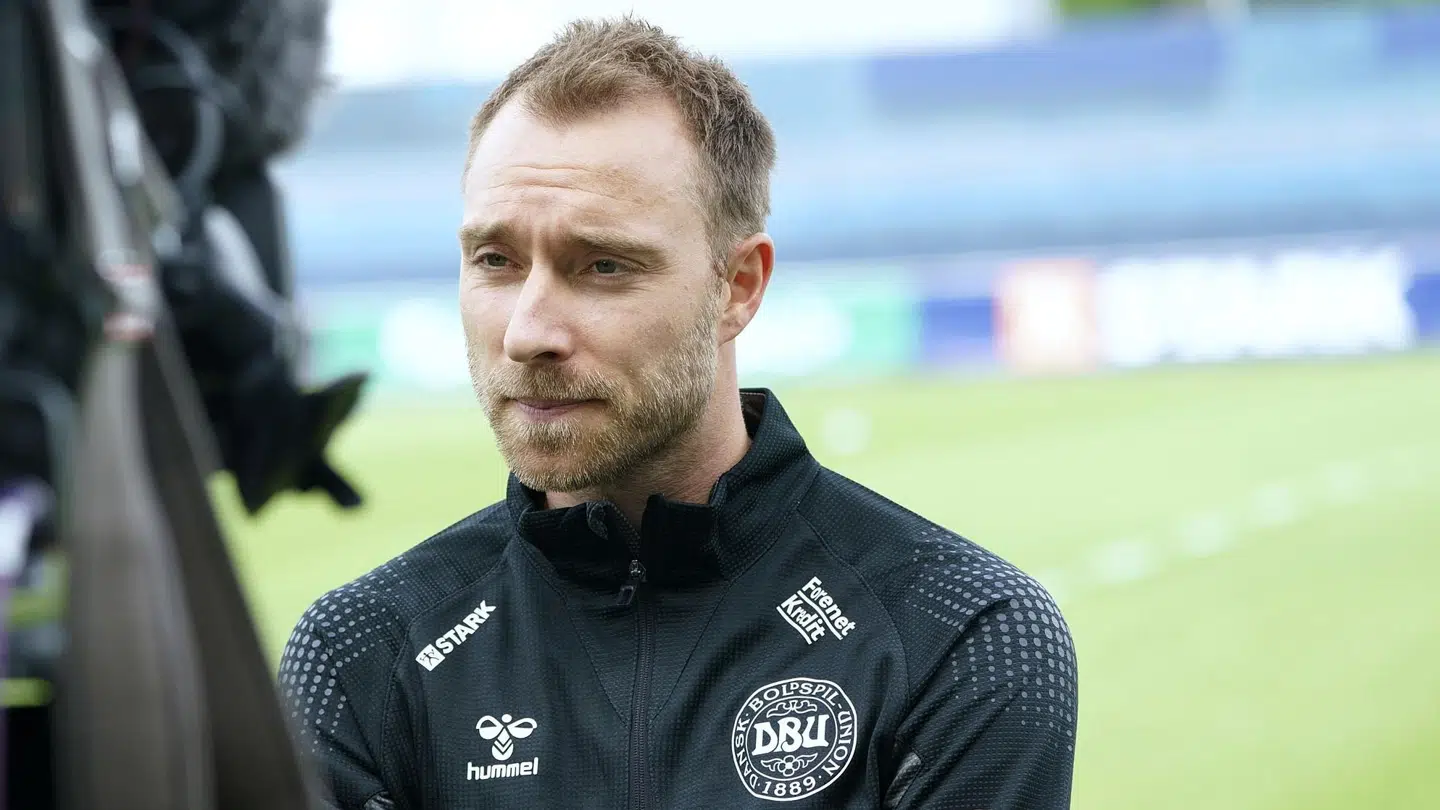 Christian Eriksen afgav tirsdag sin partsforklaring i sagen, hvor 23 af de største danske sportsstjerner via deres fagforeninger har sagsøgt bookmakeren Bet365. Keld Navntoft/Ritzau Scanpix