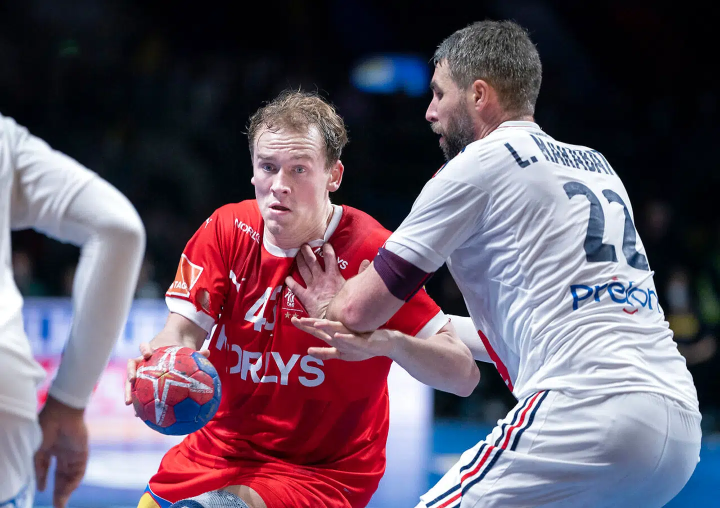 Simon Pytlick spillede en hovedrolle i finalesejren over Frankrig.