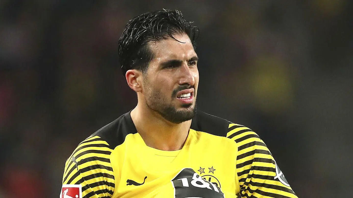 Emre Can er rask og spiller i dag for Dortmund.