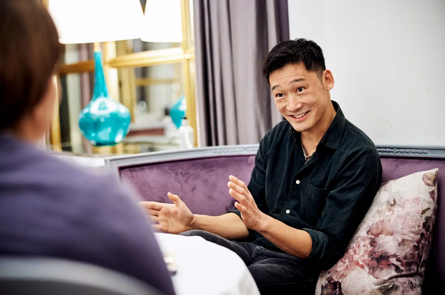 Thomas Hwan tog en beslutning om for en stund at drosle ned for teaterskuespillet, da datteren Allie kom til verden for fem år siden.