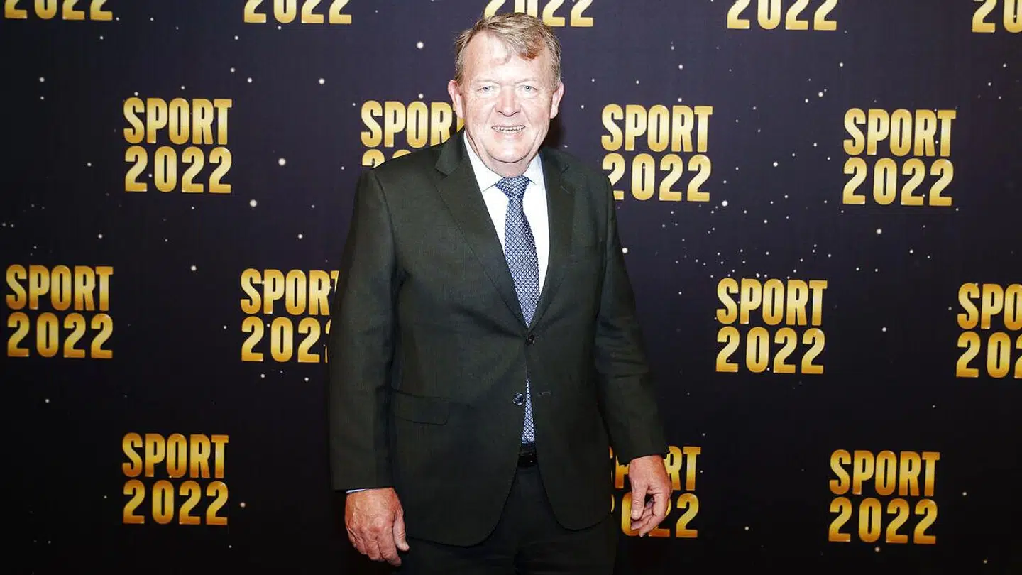 Udenrigsminister Lars Løkke Rasmussen på rød løber til Sport 2022.