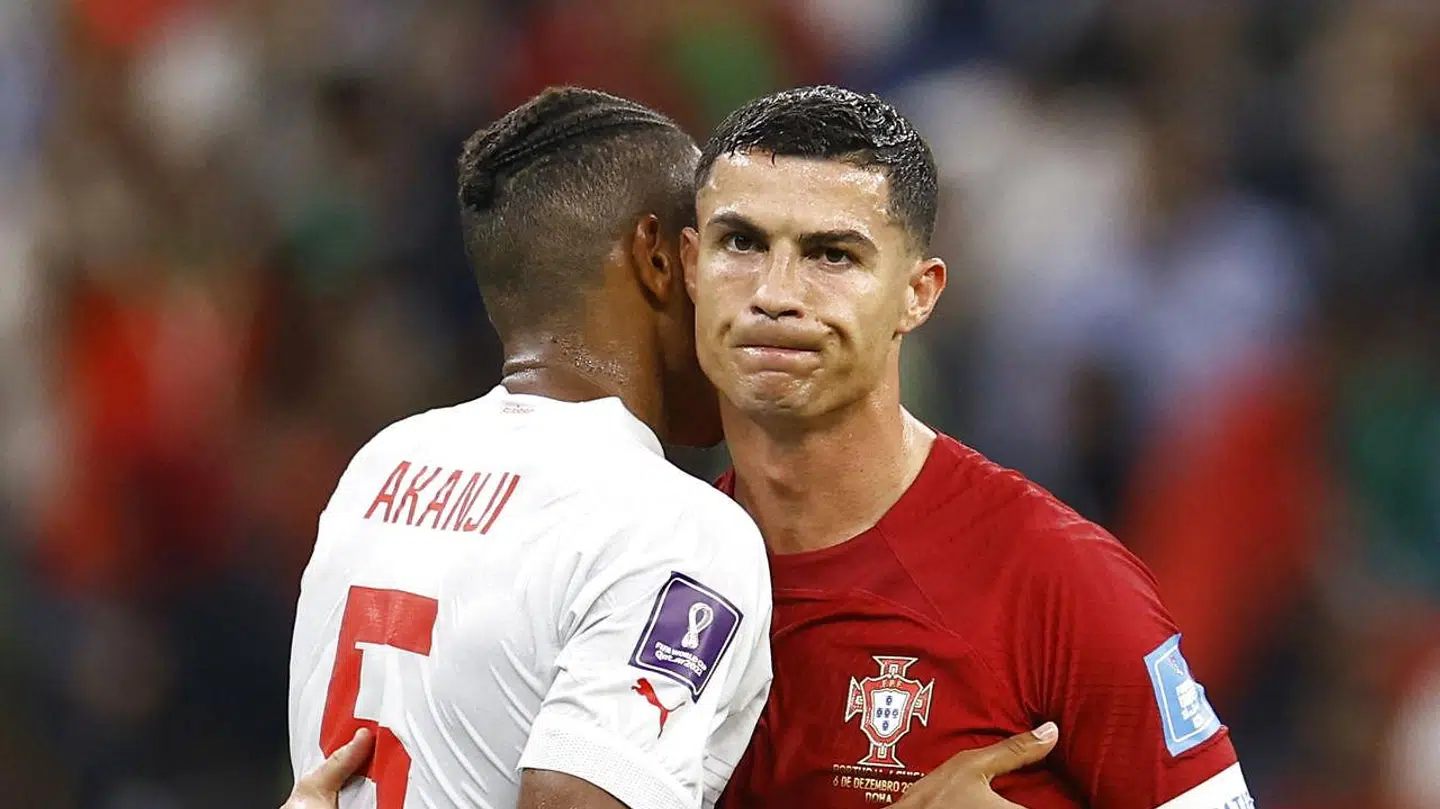 Det blev en kort arbejdsdag for Ronaldo.