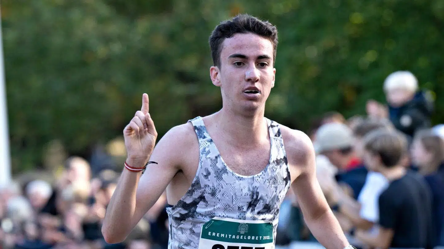 Vinder af Eremitageløbet 2022, Axel Vang Christensen.