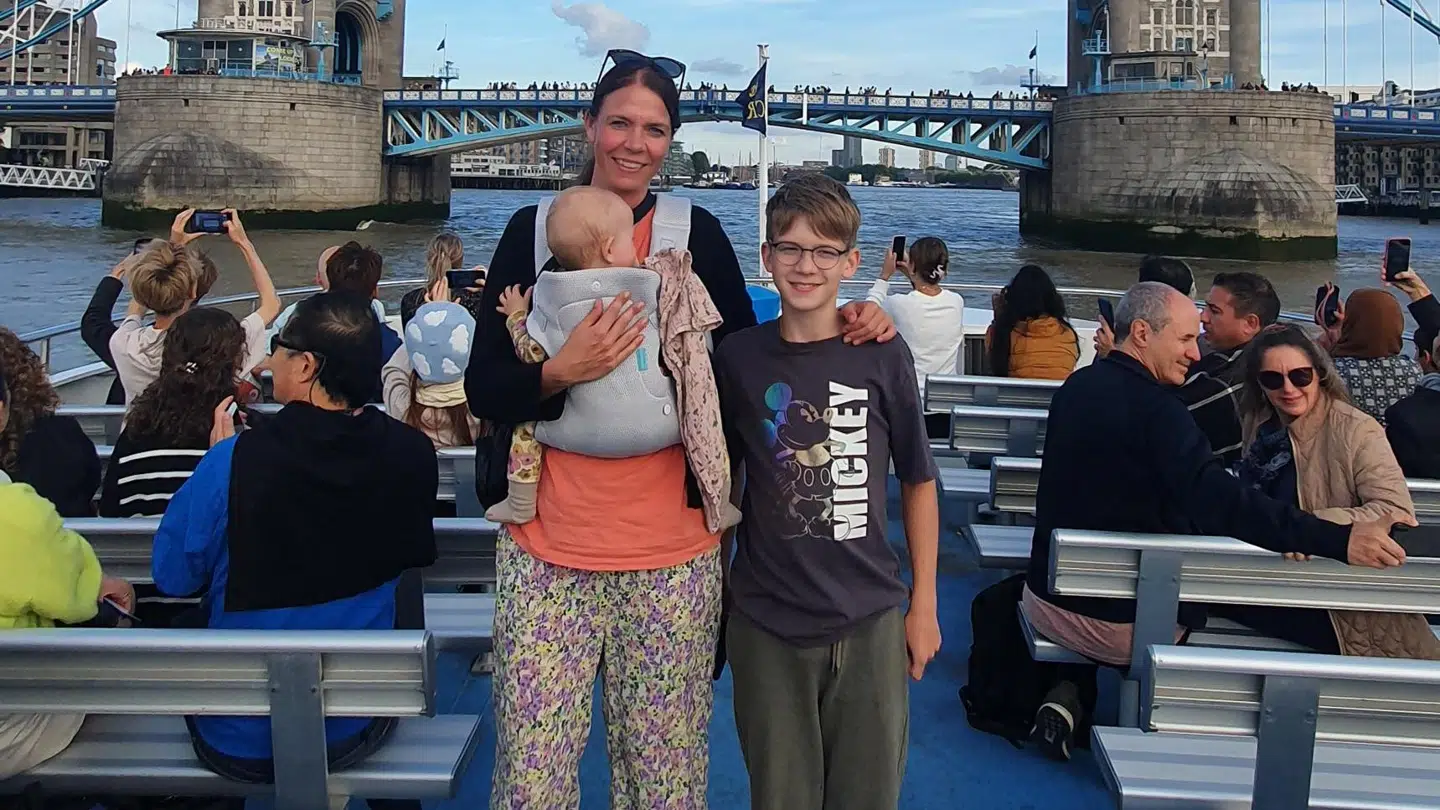 Malene Eriksen havde set frem til at skulle på sommer- og efterårsferie med sine to børn til næste år. (Privatfoto)