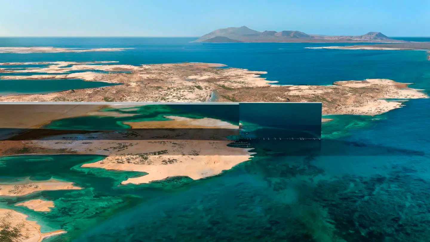 Sådan ser området ud, hvor NEOM-projektet skal trone frem om nogle år