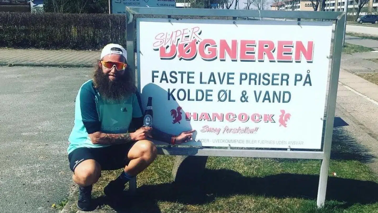 Ulrik Pihl drømmer om en Sport-Cola fra Hancock, når han når i mål ved H.C. Andersen Marathon i Odense til september.