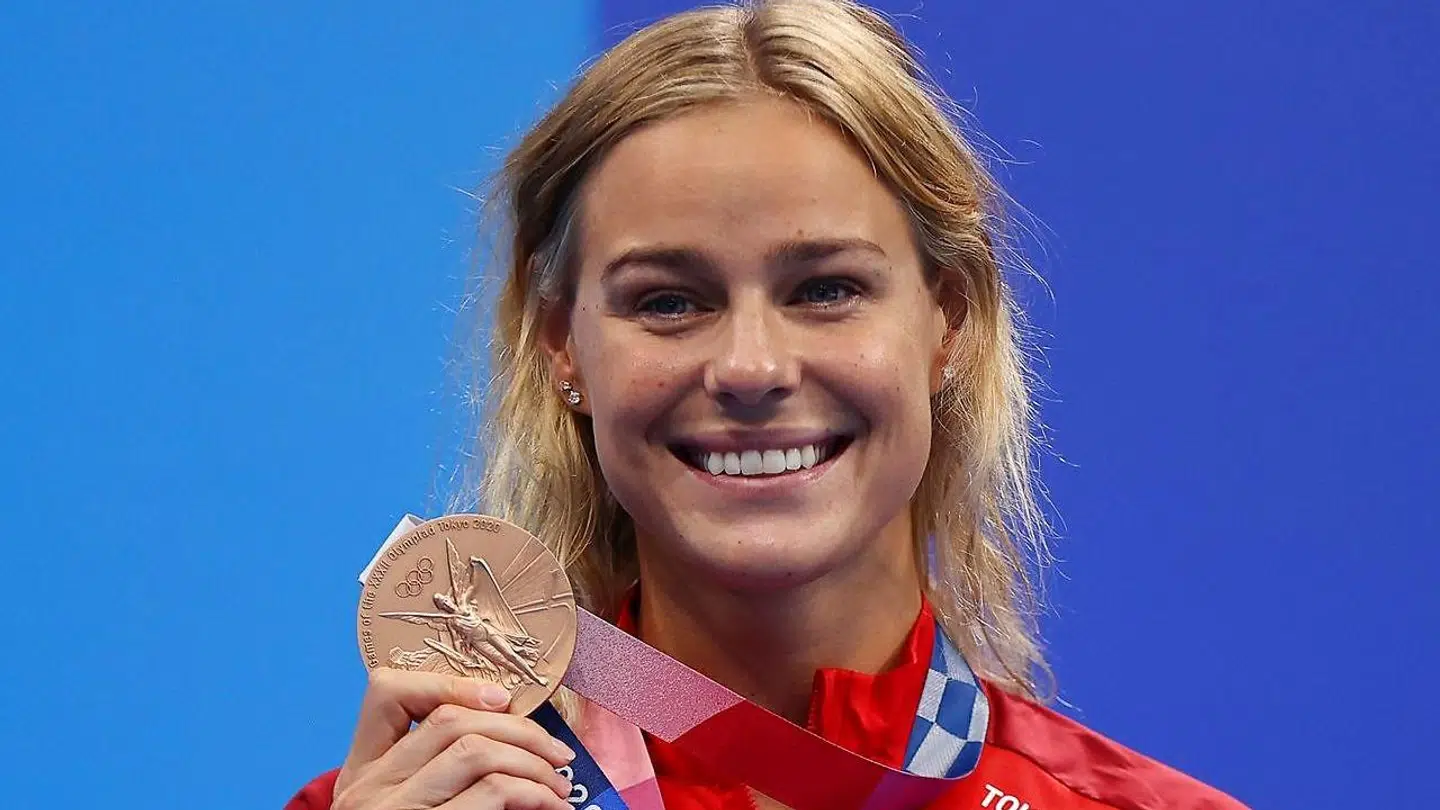 Pernille Blume vandt bronze til sommer-OL i Tokyo i 2021.