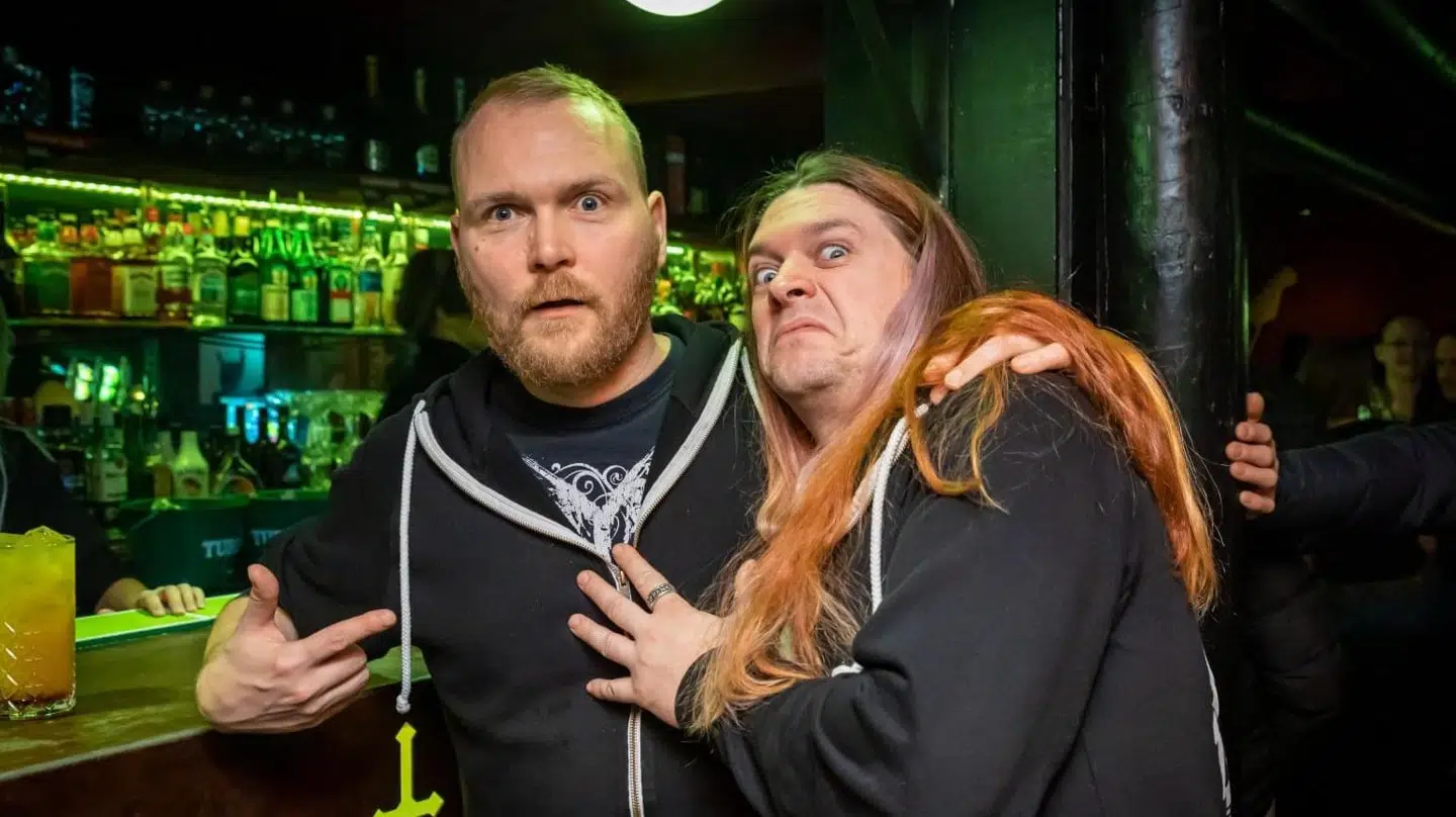 Daniel Lehmann (t.v.) sammen med medindehaver Andreas Nørgaard (t.h).