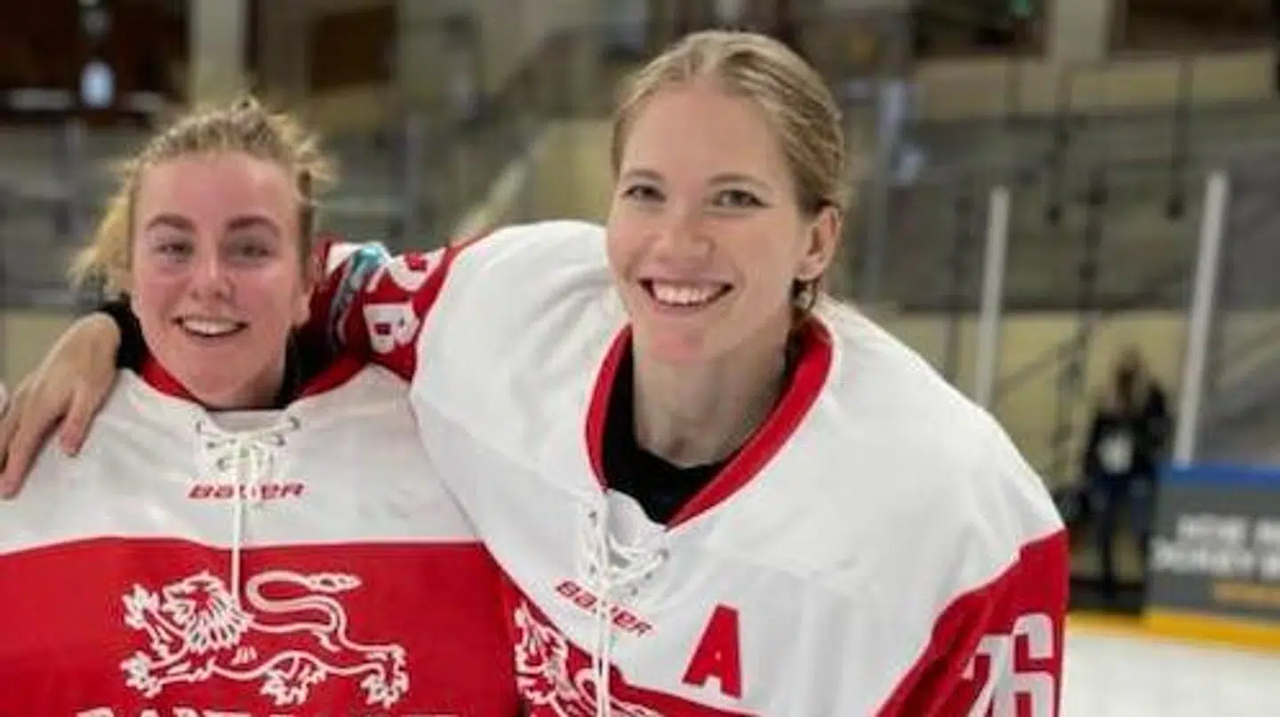 Simone Jaquet (til højre) kan smile over udsigten til et historisk OL. Privatfoto