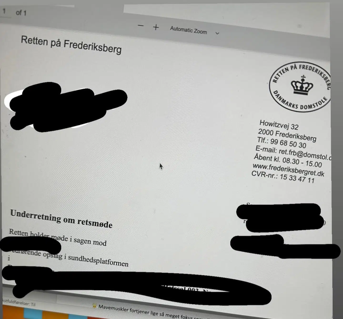 Gustav Salinas er blevet indkaldt til retsmøde, fordi en mand har snaget i hans private journaler. Foto: Privat